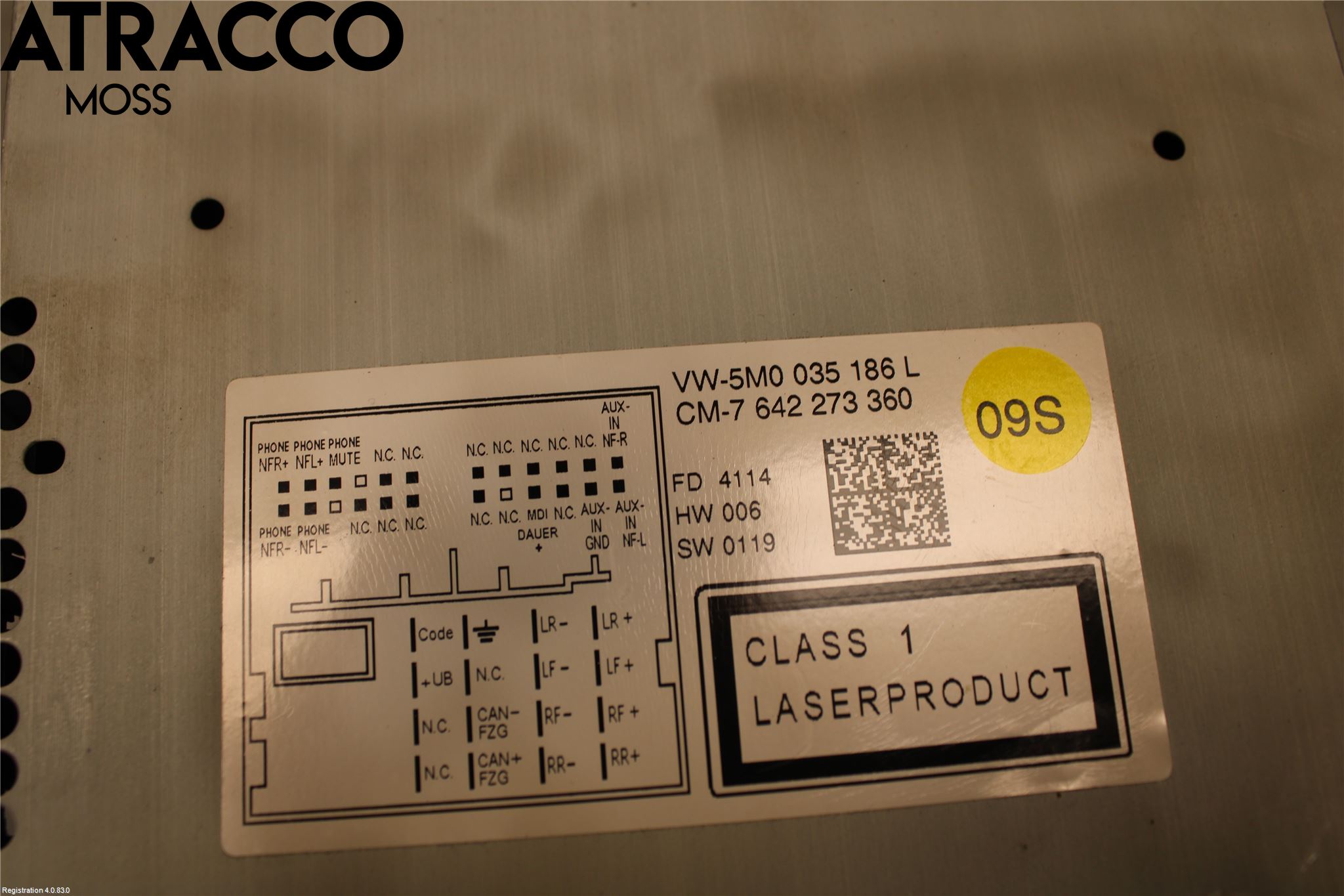 Volkswagen VW TRANSP/CARAVELLE (T5) 04-15 Cd Radio - Multimediapanel