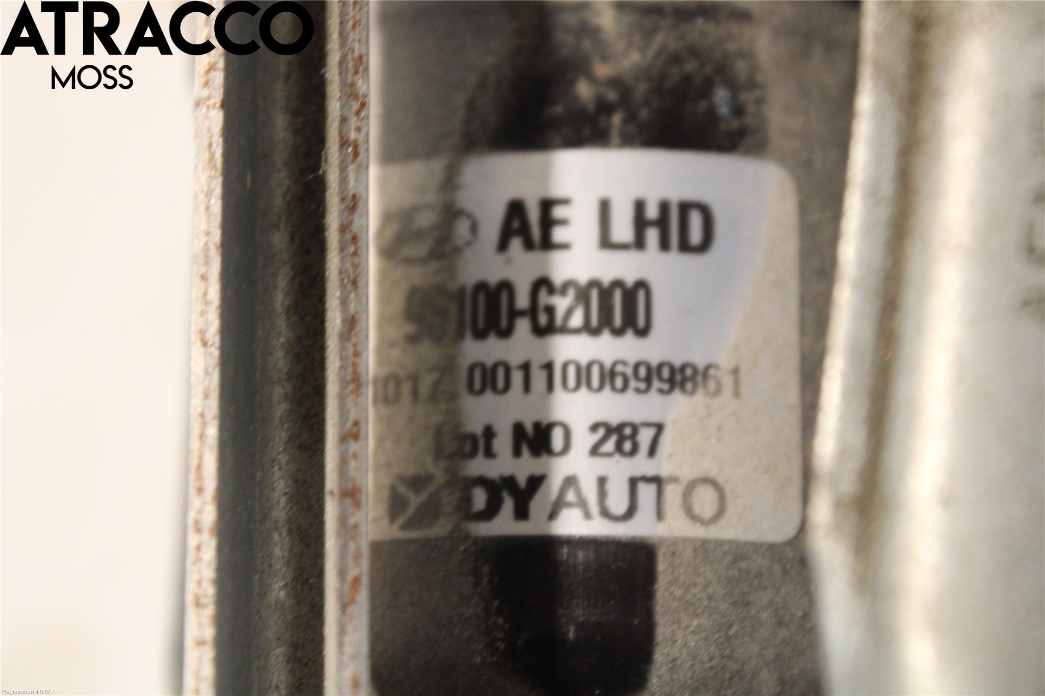 Hyundai IONIQ AE 17-22 Torkarmotor Vindruta