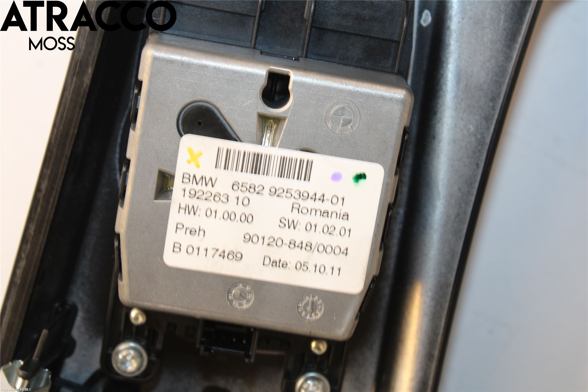 BMW 5 F10/F11/F18 09-17 Strömställare Multifunktion