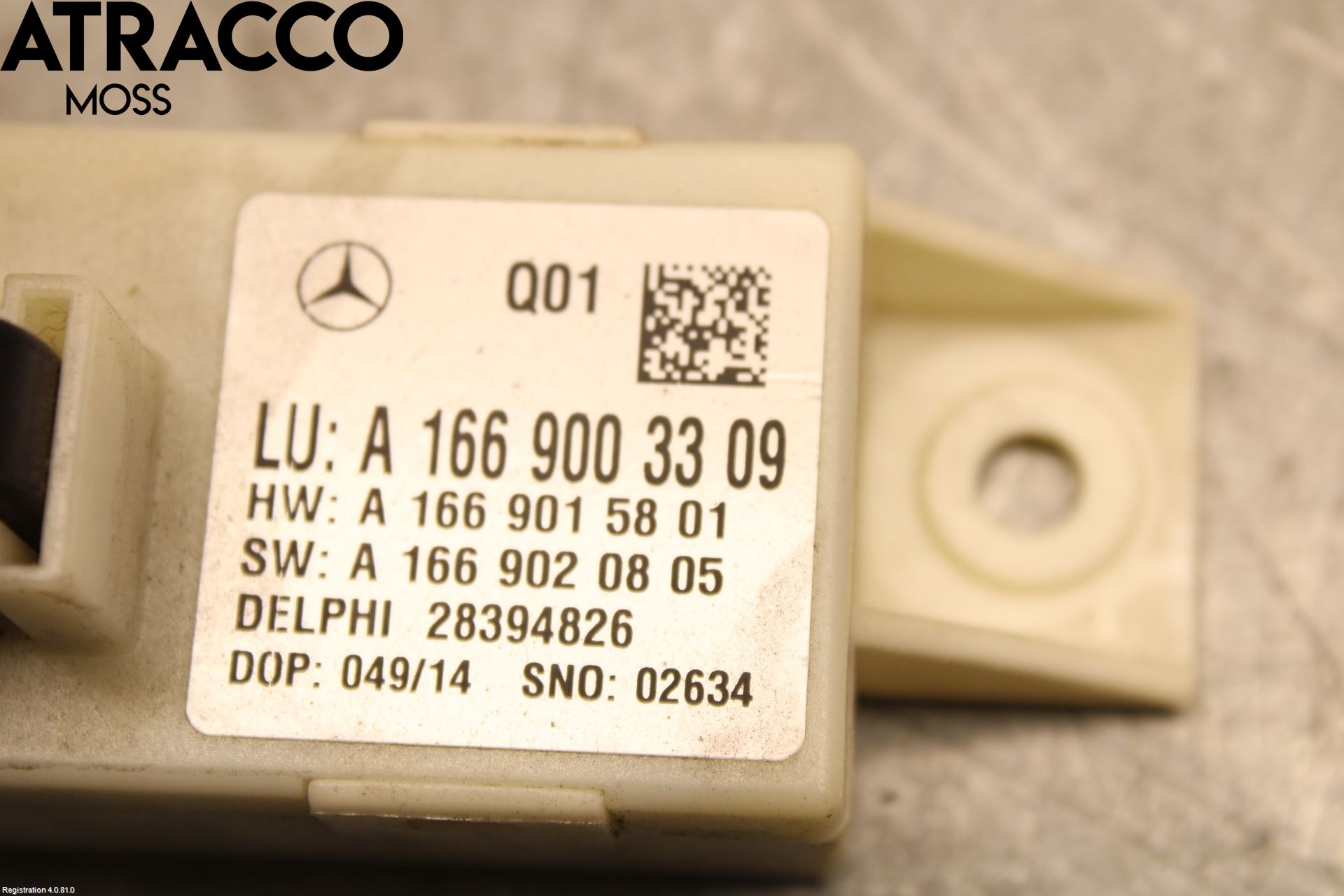 Mercedes-Benz MB A-KLASS (W176) 13-18 Styrenhet Övrigt