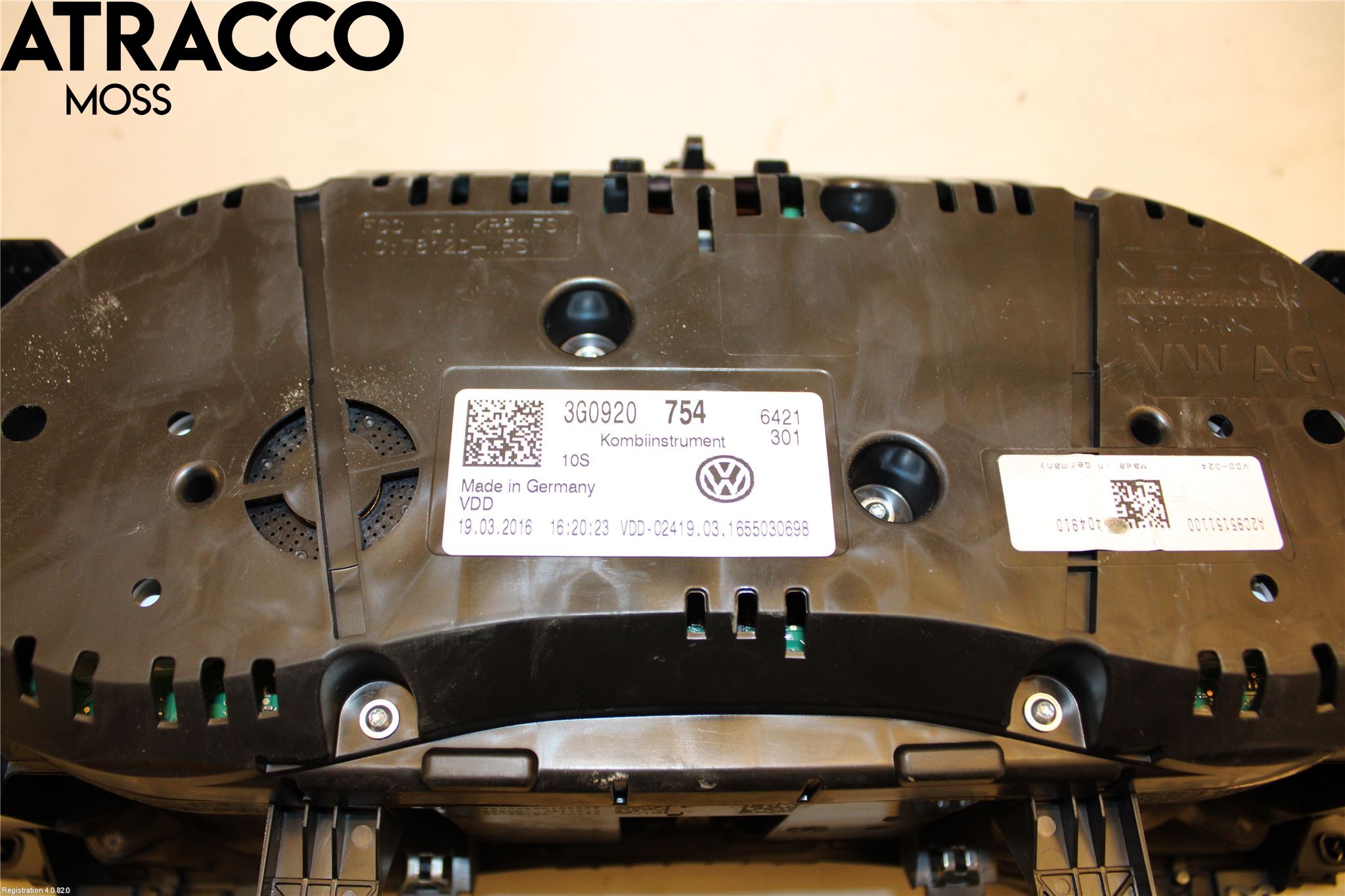 Volkswagen VW PASSAT 15-19 Instrument Komb