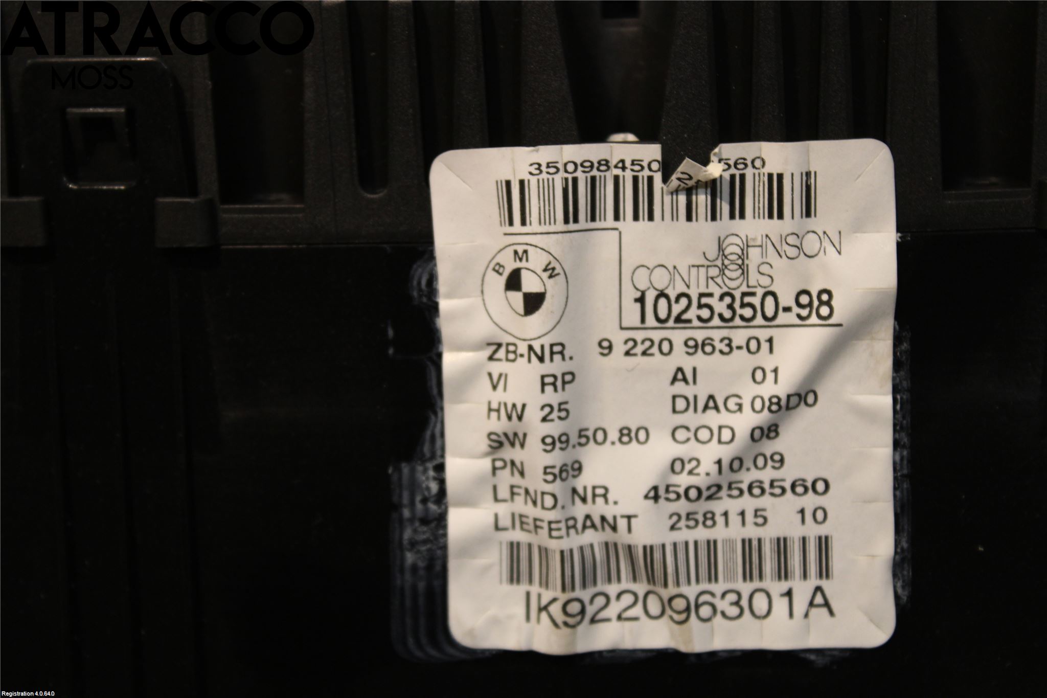 BMW X1 E84 10-15 Instrument Komb