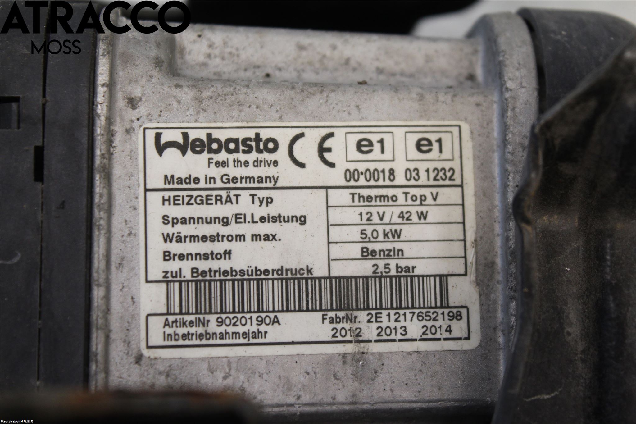 Volkswagen VW GOLF VI 09-13 Bensinvärmare