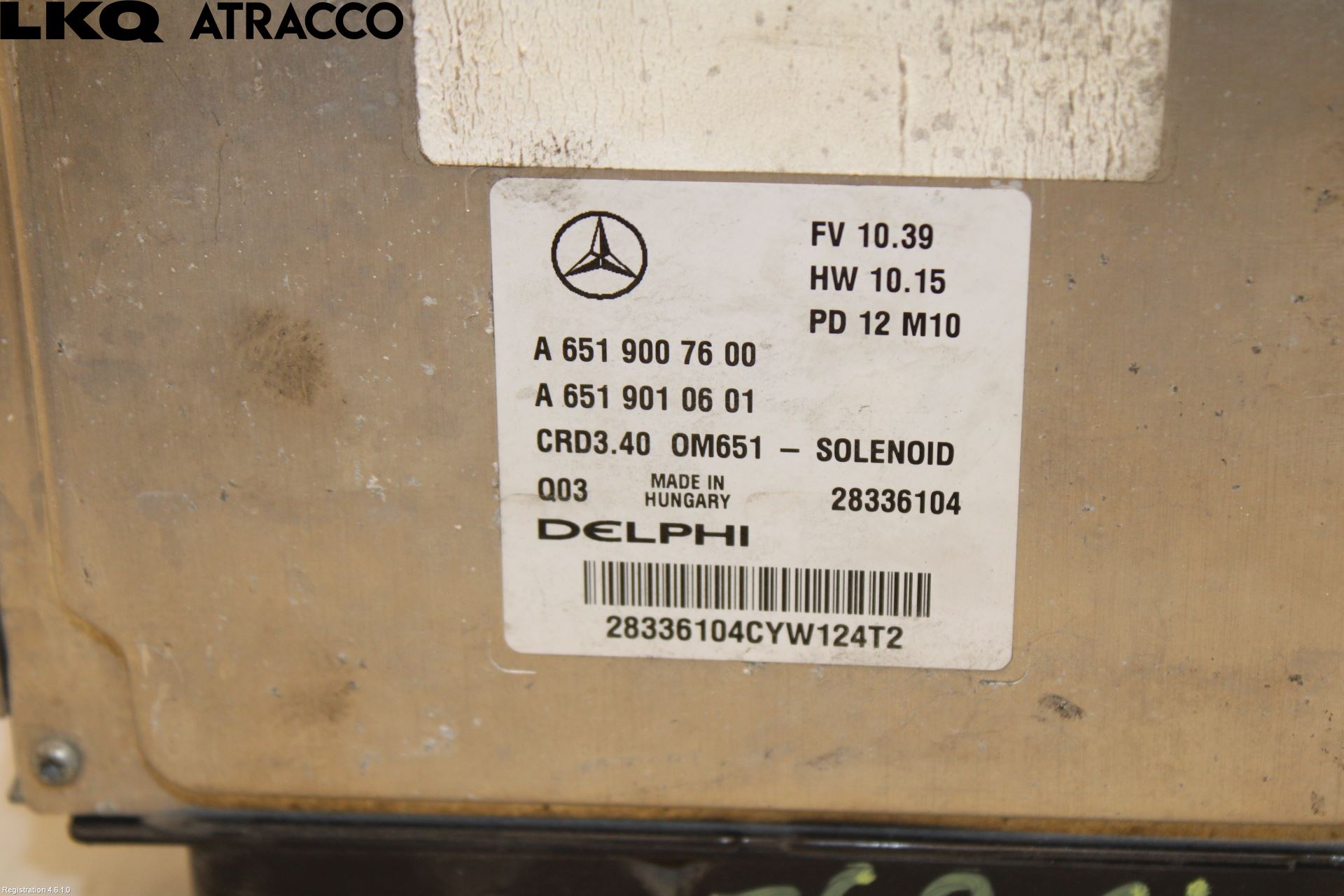Mercedes-Benz MB B-KLASS (W246/W242) 12-19 Styrenhet Insprut Bensin