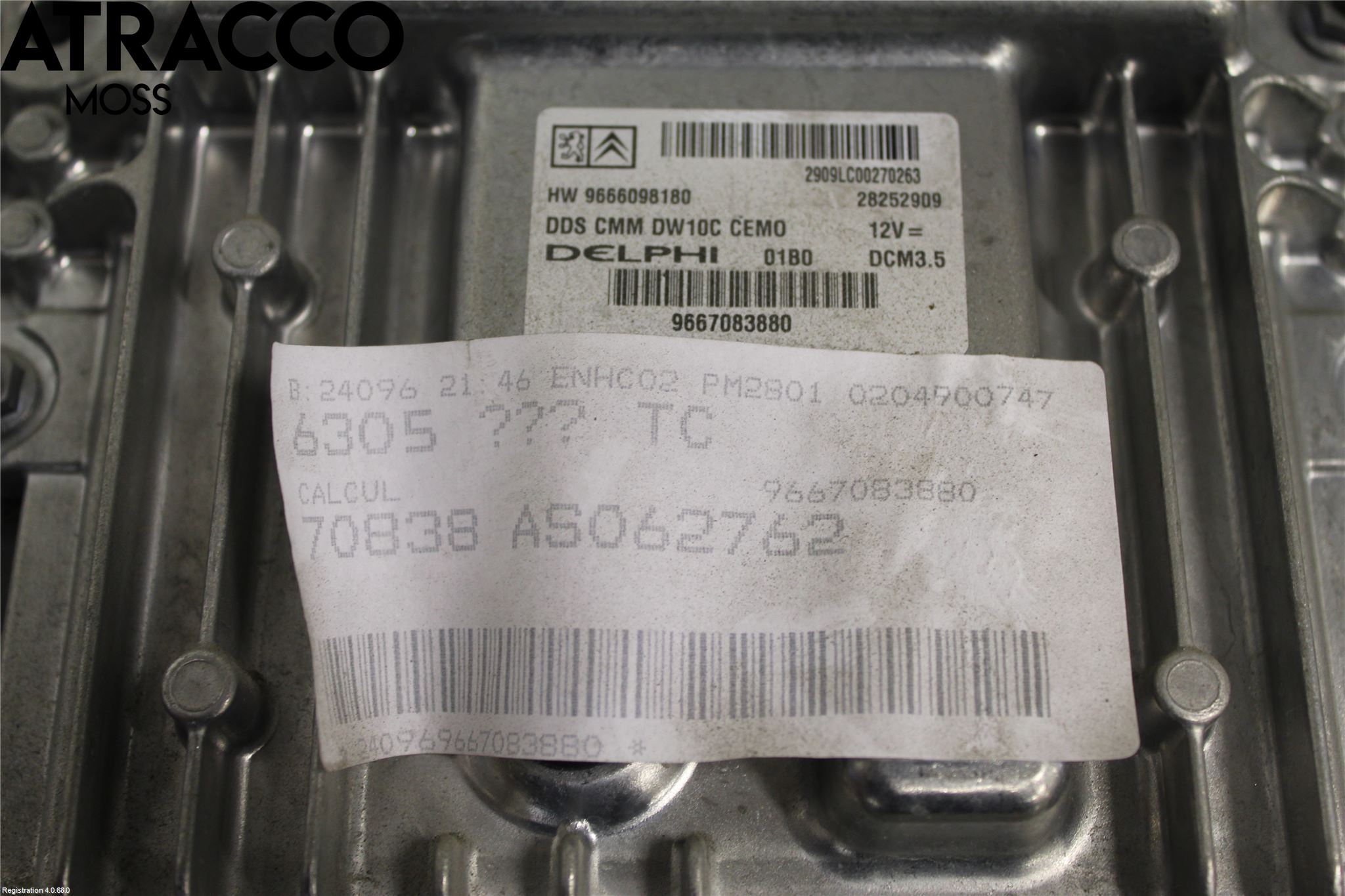 Peugeot 5008 10-16 Styrenhet Insprut Bensin