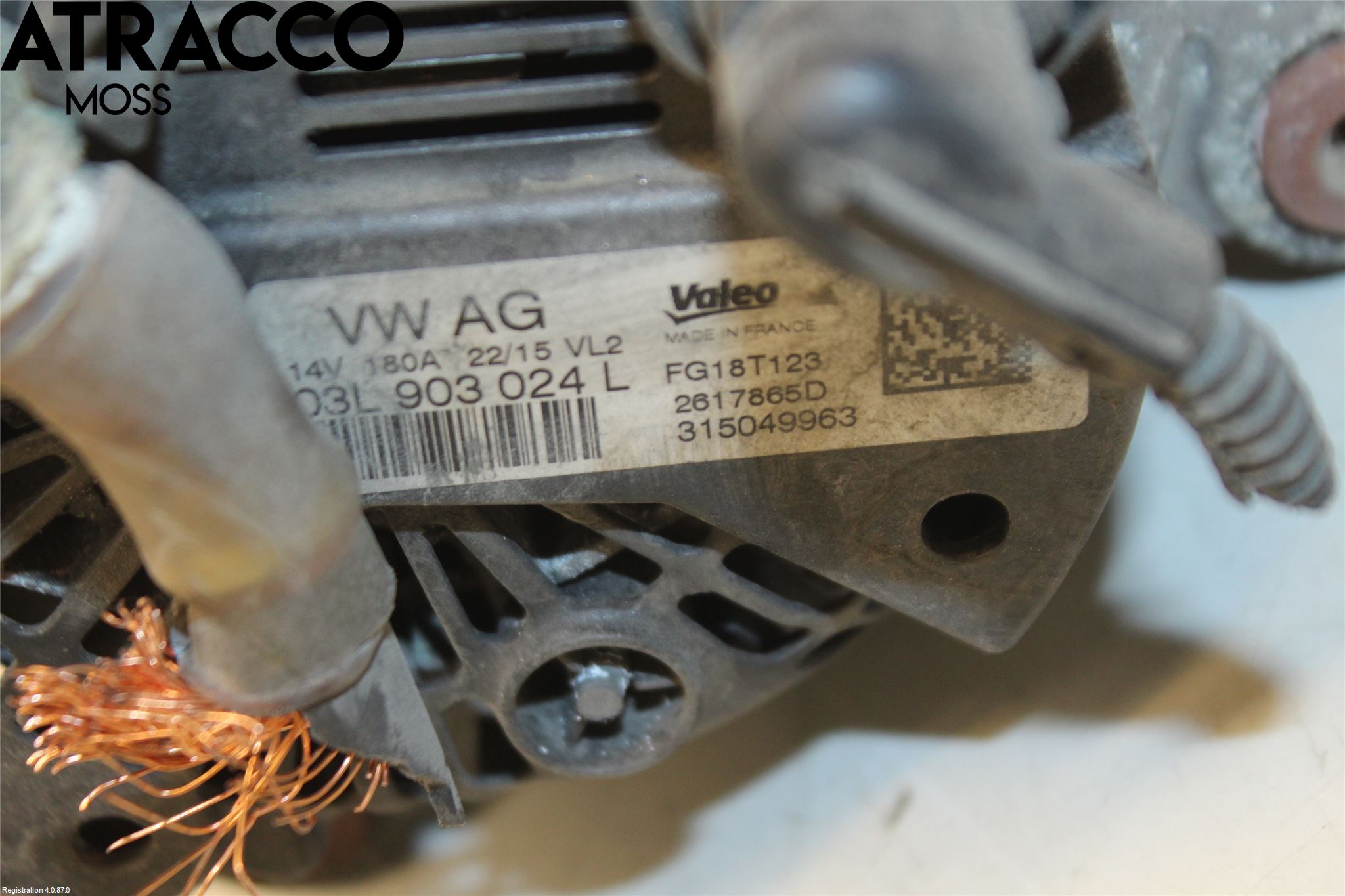 Volkswagen VW TRANSP/CARAVELLE (T6) 16-22 Generator