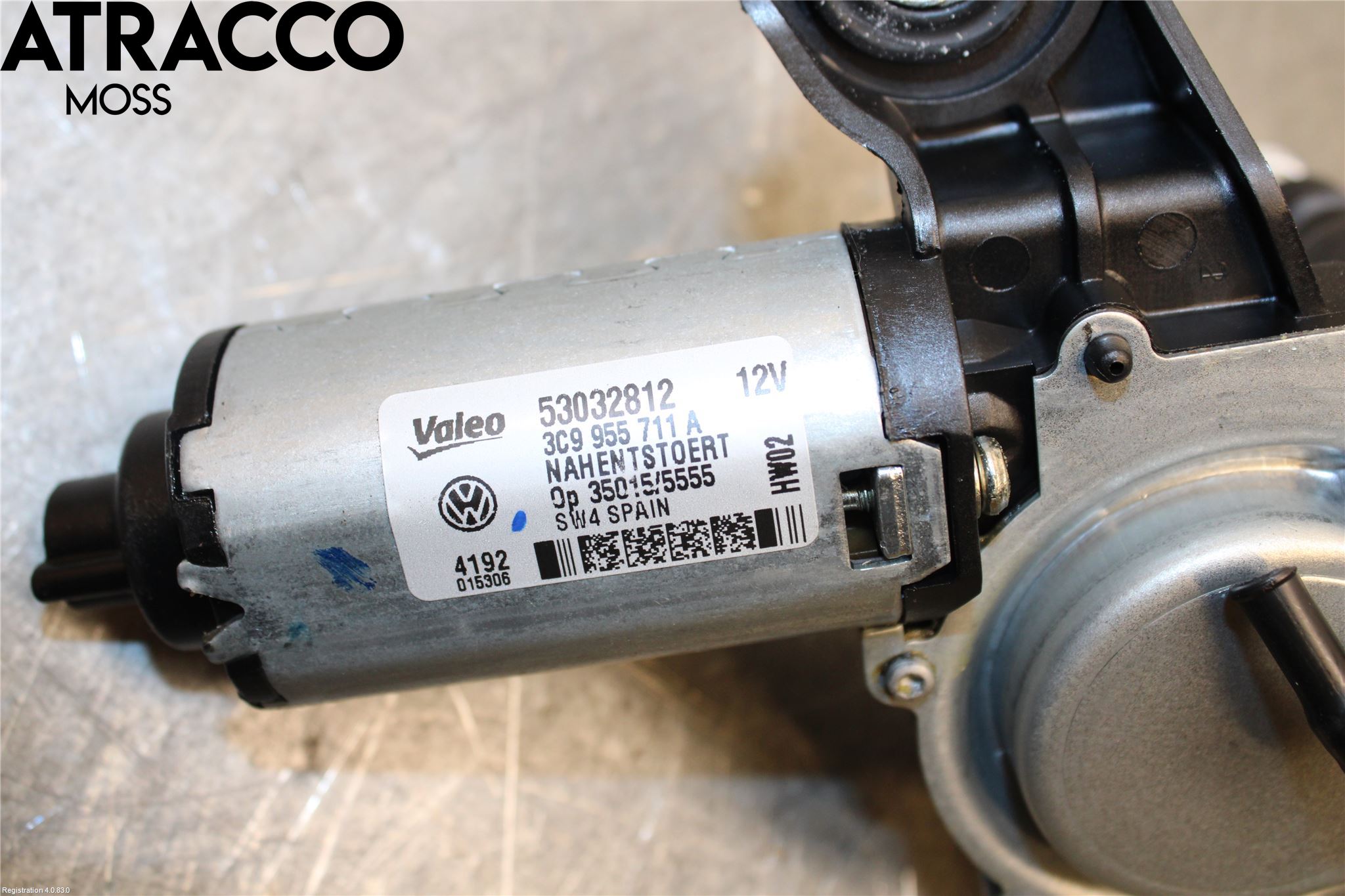Volkswagen VW PASSAT 11-14 Torkarmotor Baklucka
