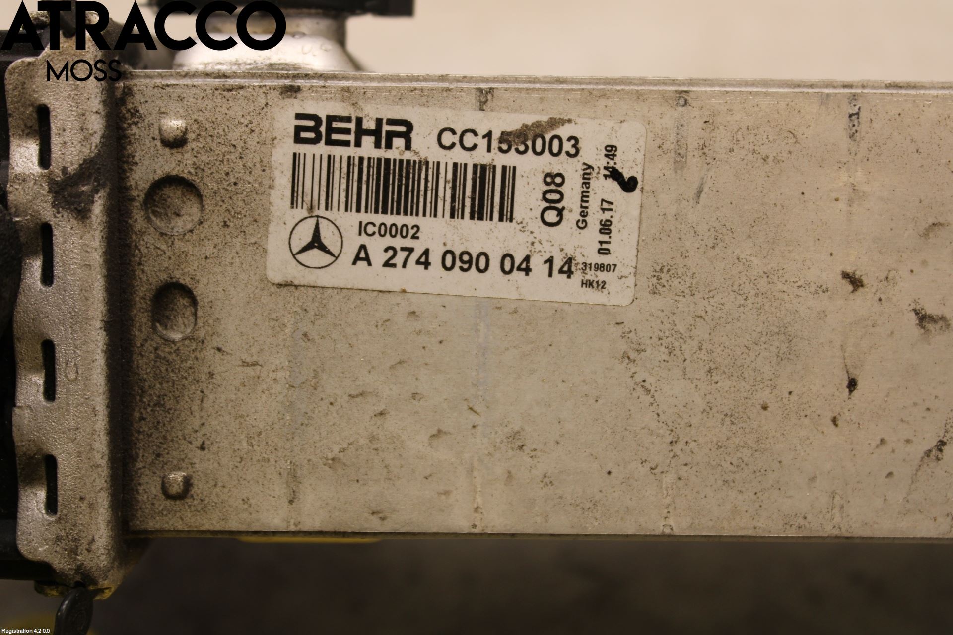 Mercedes-Benz MB E-KLASS (W213) 16-23 Laddluft-Intercooler Kyl
