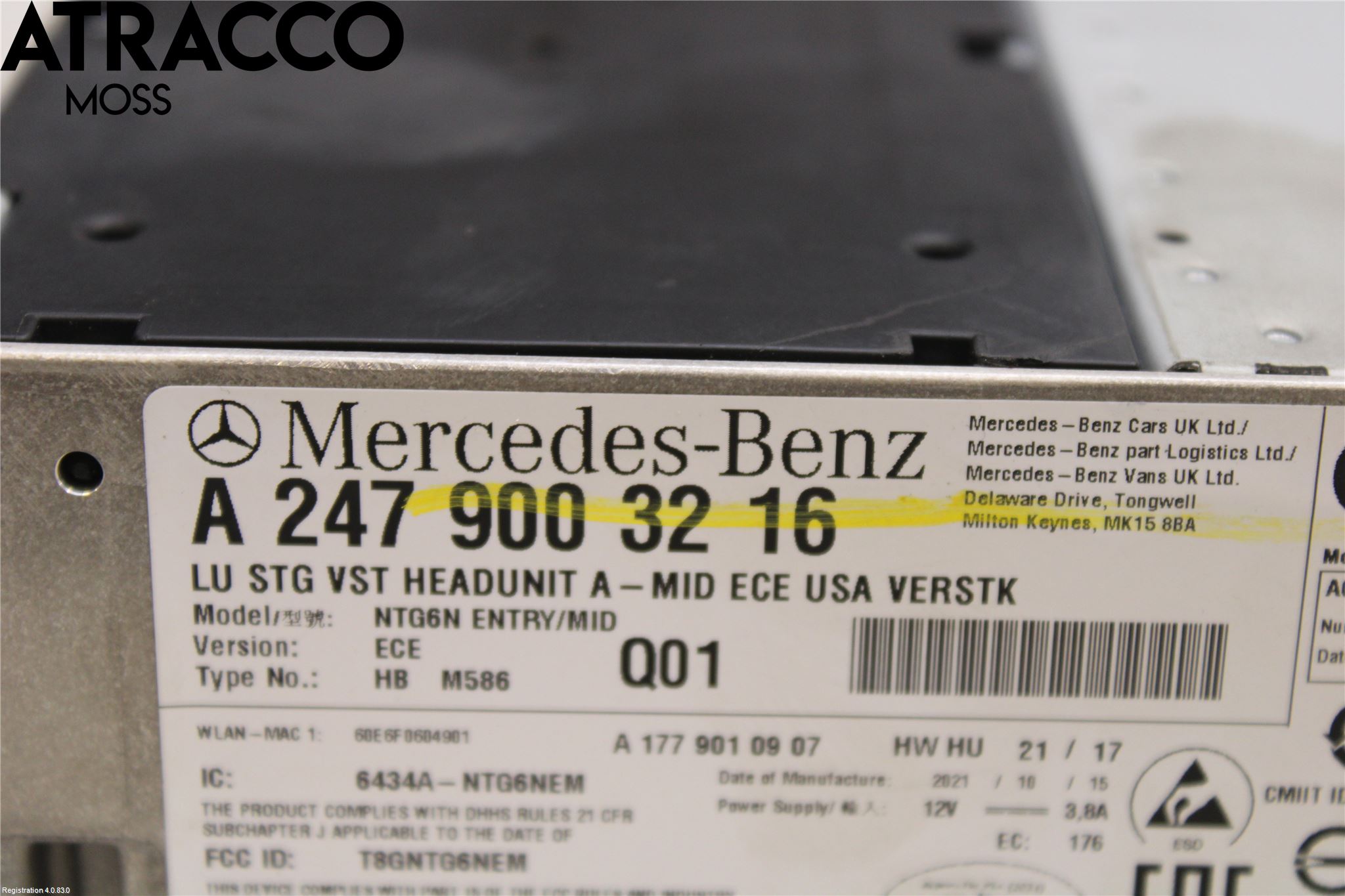 Mercedes-Benz MB EQB (X243) 22- Radio