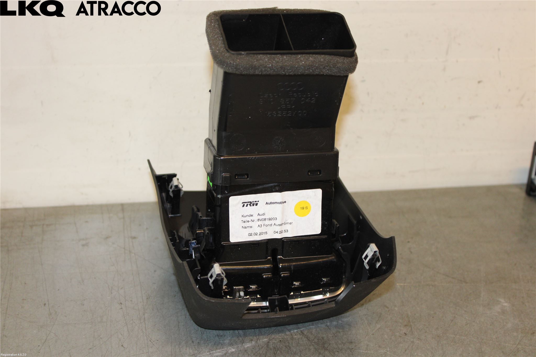 Audi A3/S3 05-13 Strömställare Cirkulation-Luft
