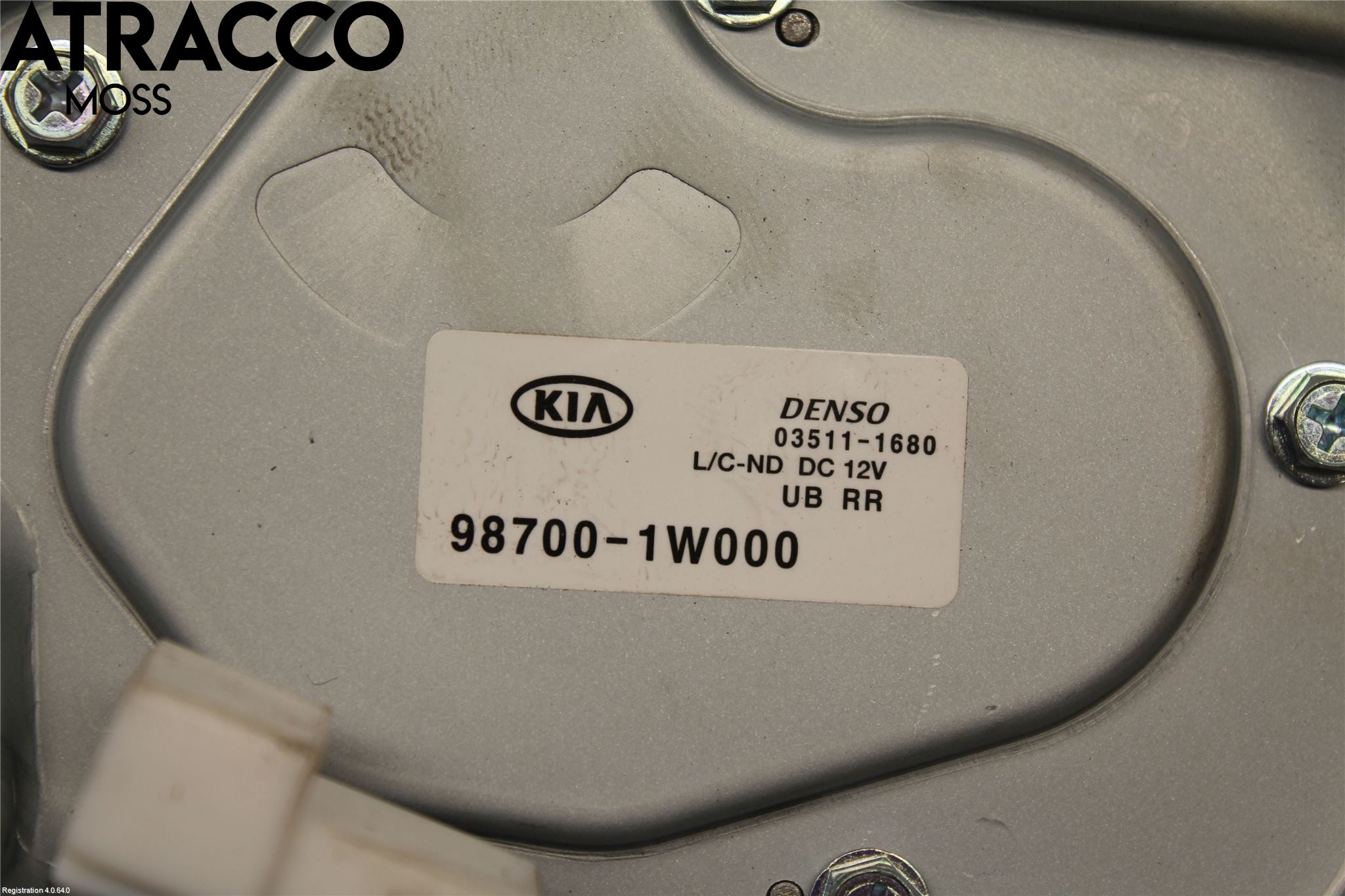 Kia RIO 12-16 Torkarmotor Baklucka