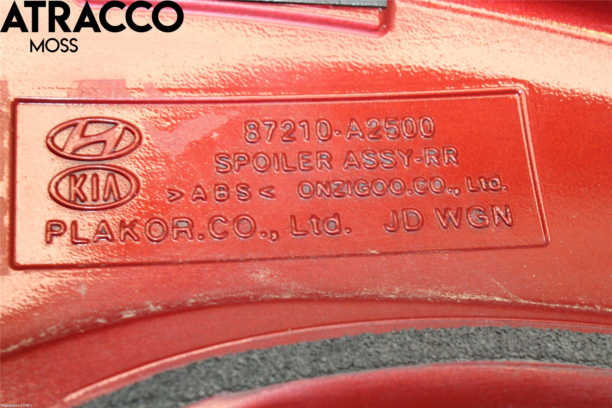 Kia CEED 12-18 Spoiler Baklucka