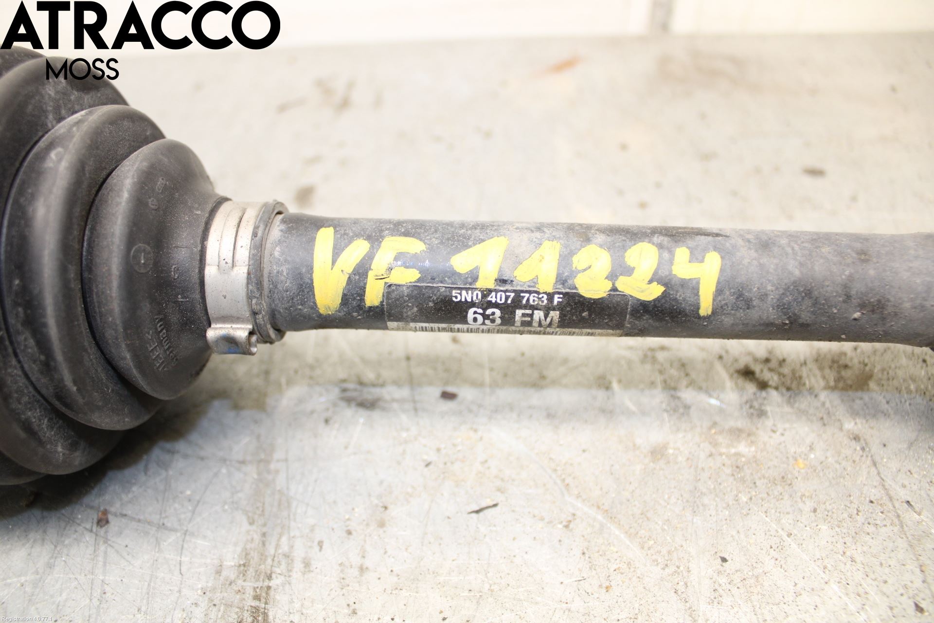 Audi A3/S3 05-13 Drivaxel Fram Vänster