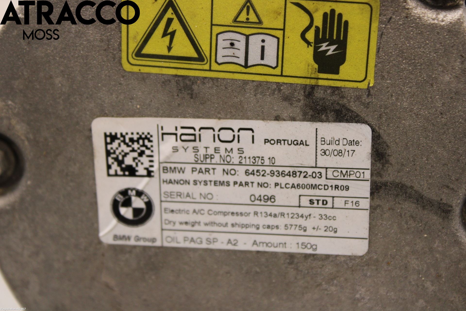 BMW X5 F15 13-18 Ac Kompressor
