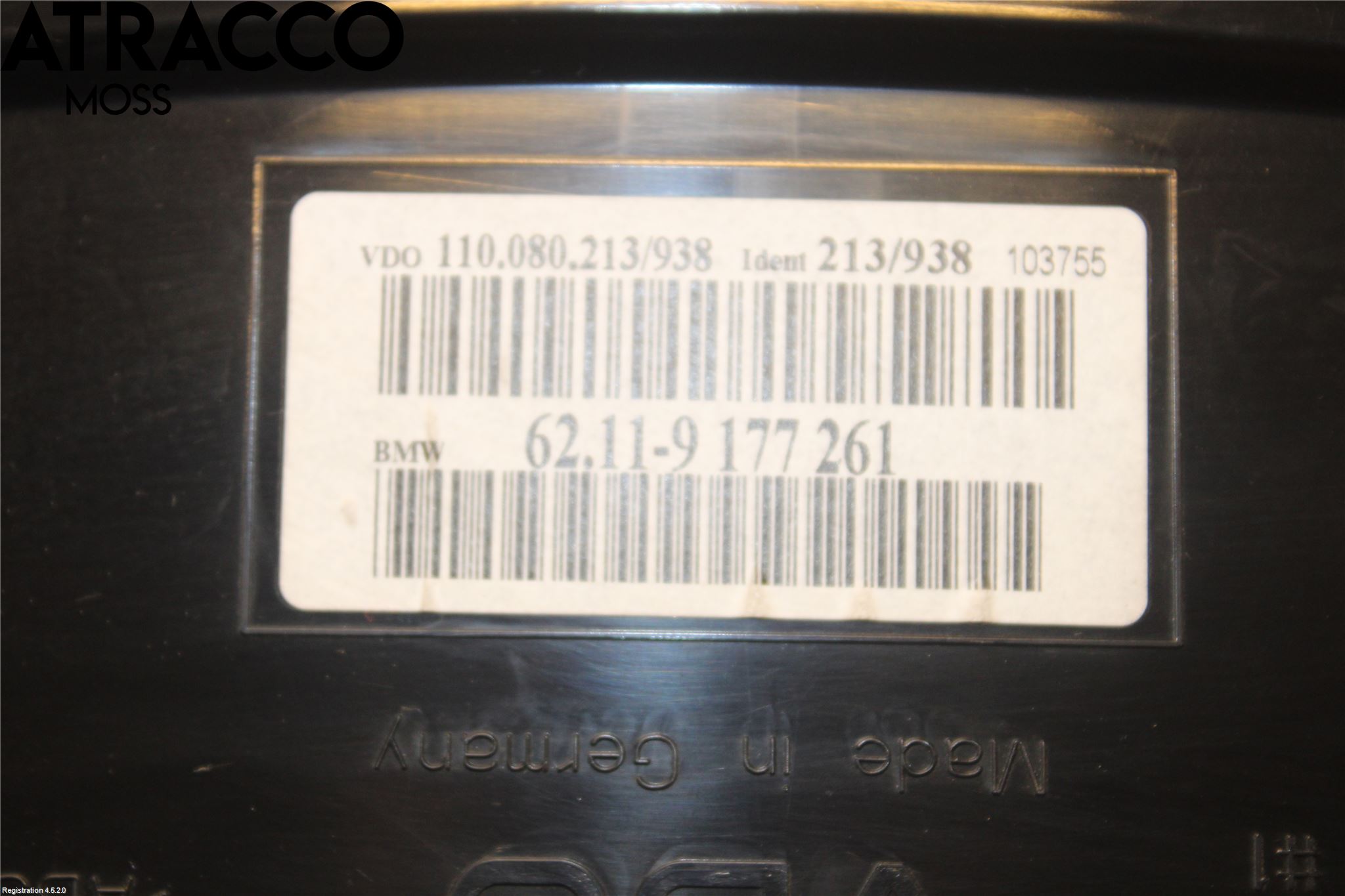 BMW 5 E60/61 Sed/Tou 02-10 Instrument Komb