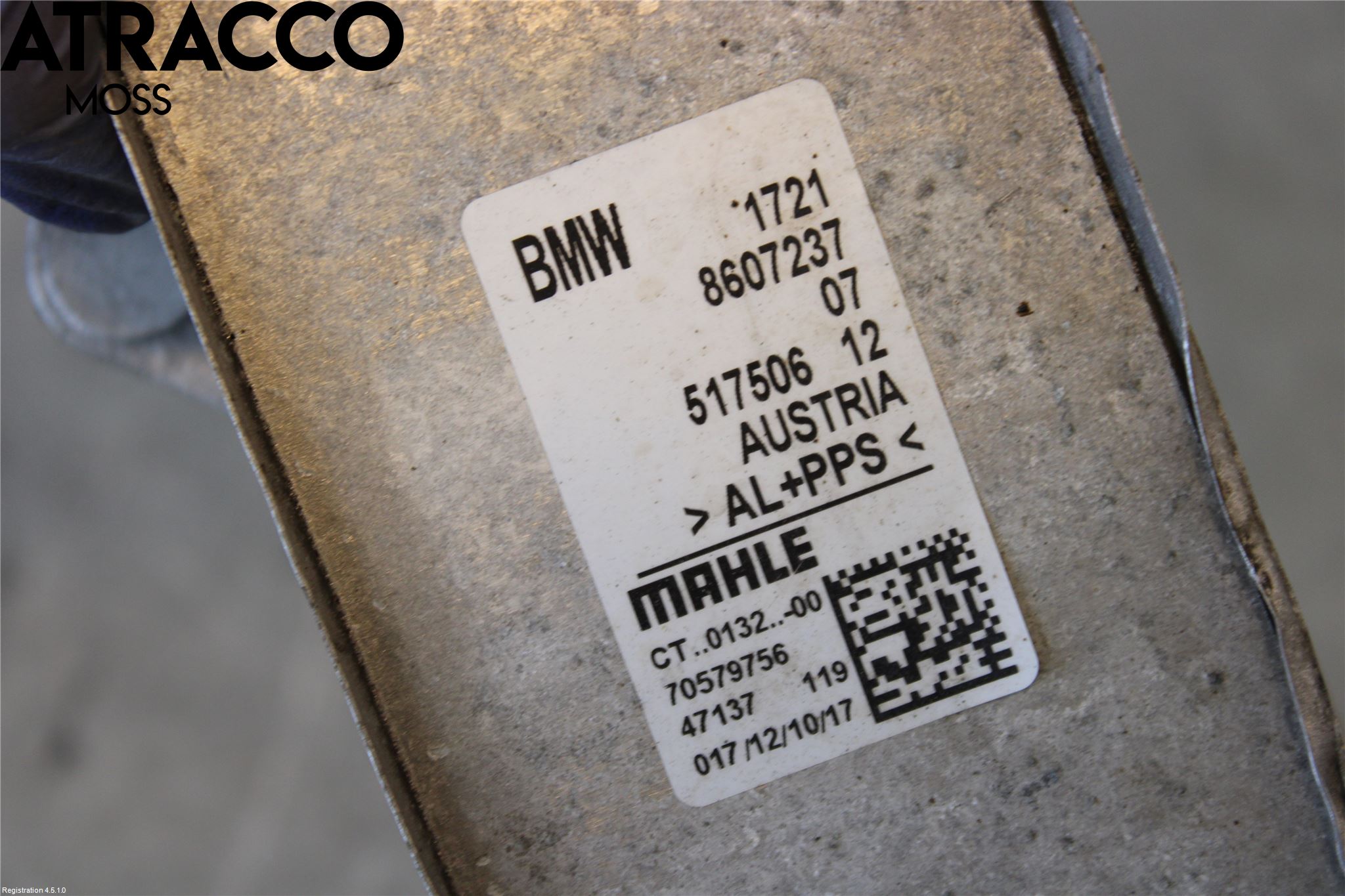 BMW 5 G30/G31/F90 17-23 Oljekylare Automat