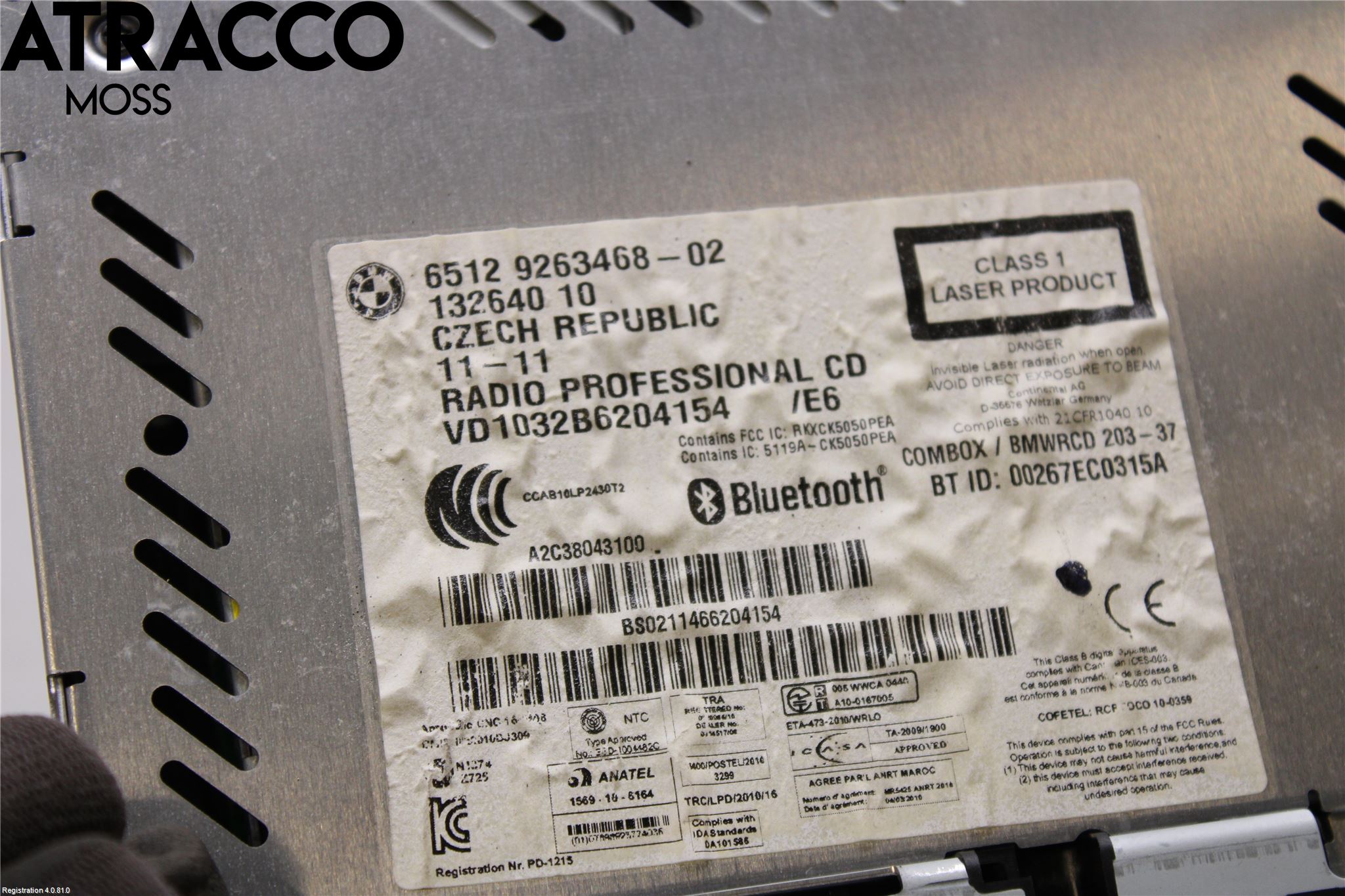 BMW 3 E90/91 SED/TOU 05-12 Radio