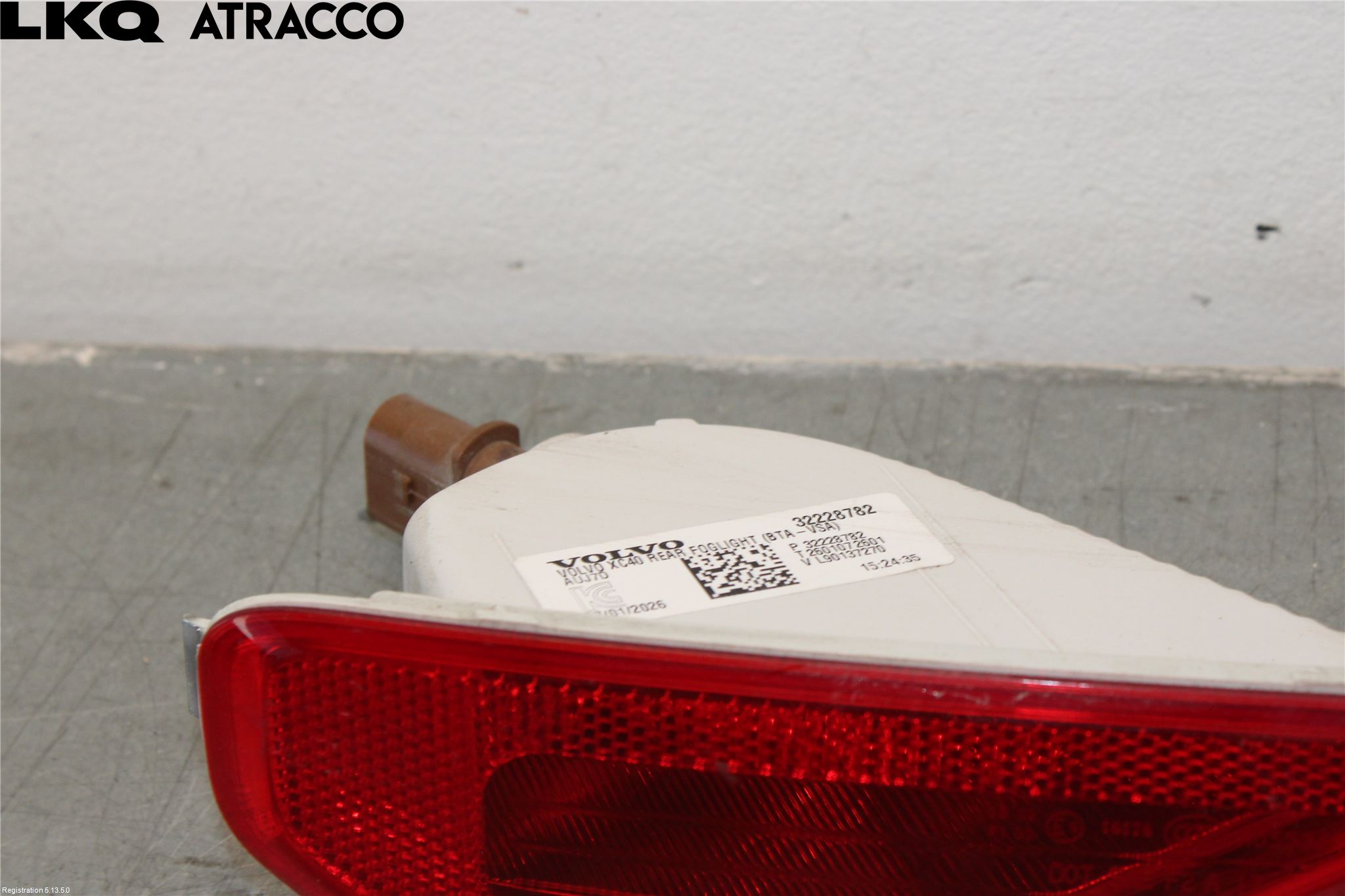 Volvo EX40 25- Dimljus/Reflex Bak