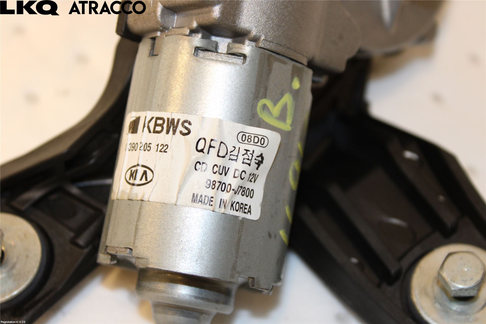 Kia XCEED 19- Torkarmotor Baklucka