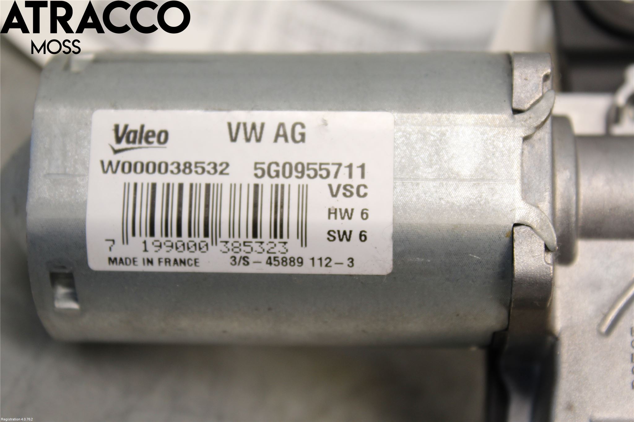 Volkswagen VW GOLF / E-GOLF VII 13-20 Torkarmotor Baklucka