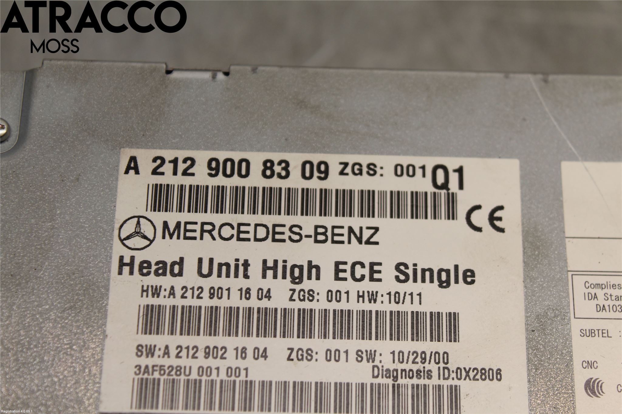 Mercedes-Benz MB E-KLASS (W212) 09-16 Cd Radio - Multimediapanel