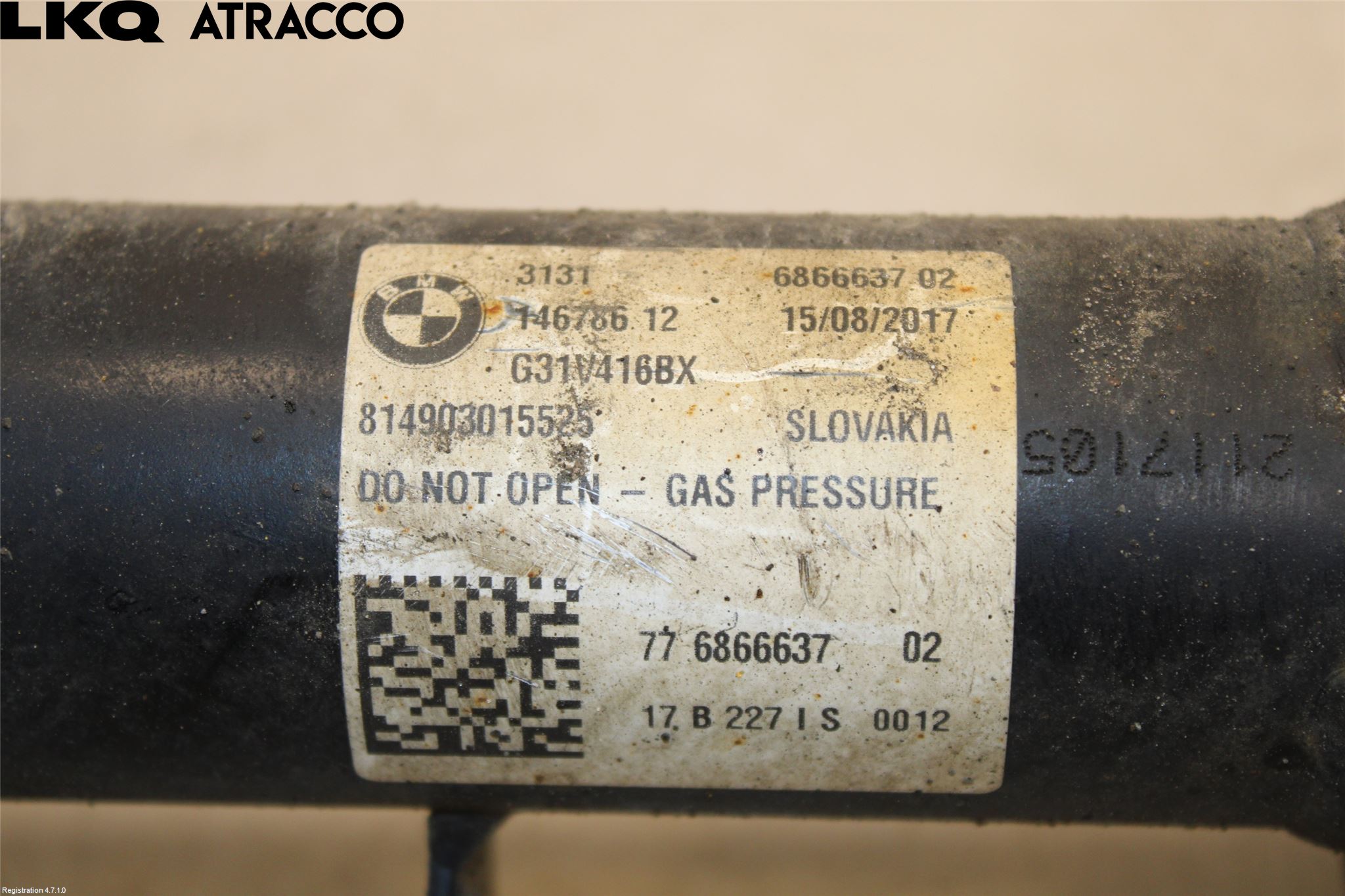 BMW 5 G30/G31/F90 17-23 Fjäderben Fram Vänster