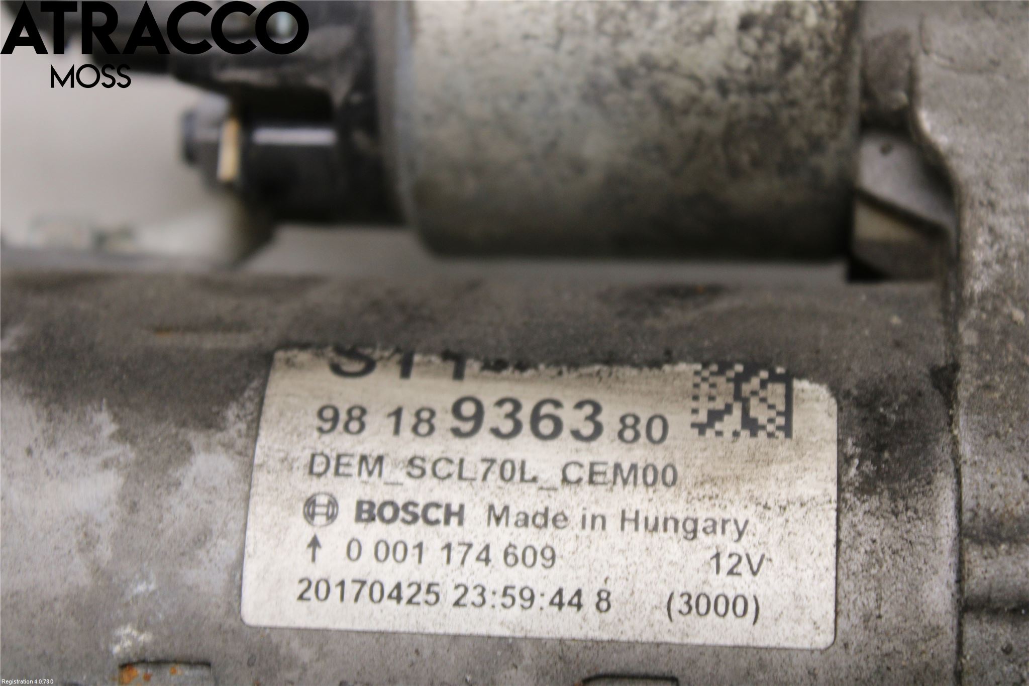 Citroen JUMPER/E-JUMPER 14- Startmotor Diesel