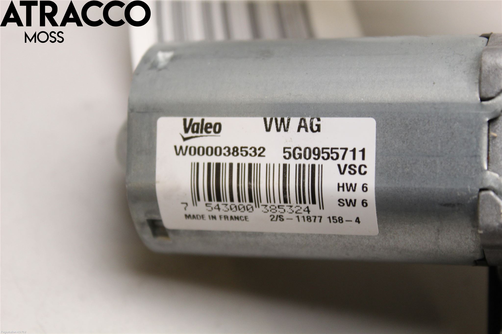 Volkswagen VW GOLF / E-GOLF VII 13-20 Torkarmotor Baklucka
