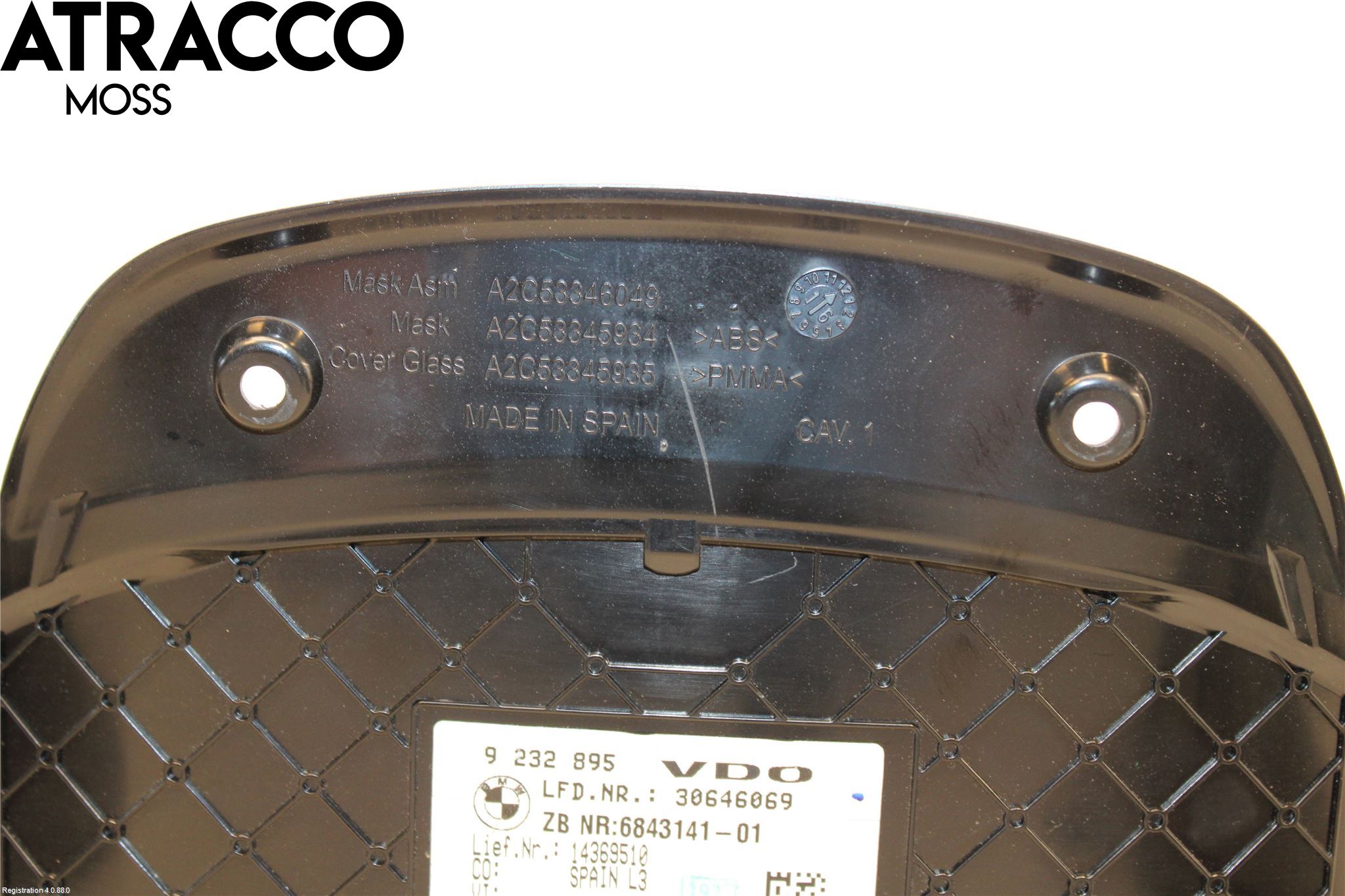 BMW 3 F30/F31/F80 12-19 Instrument Komb