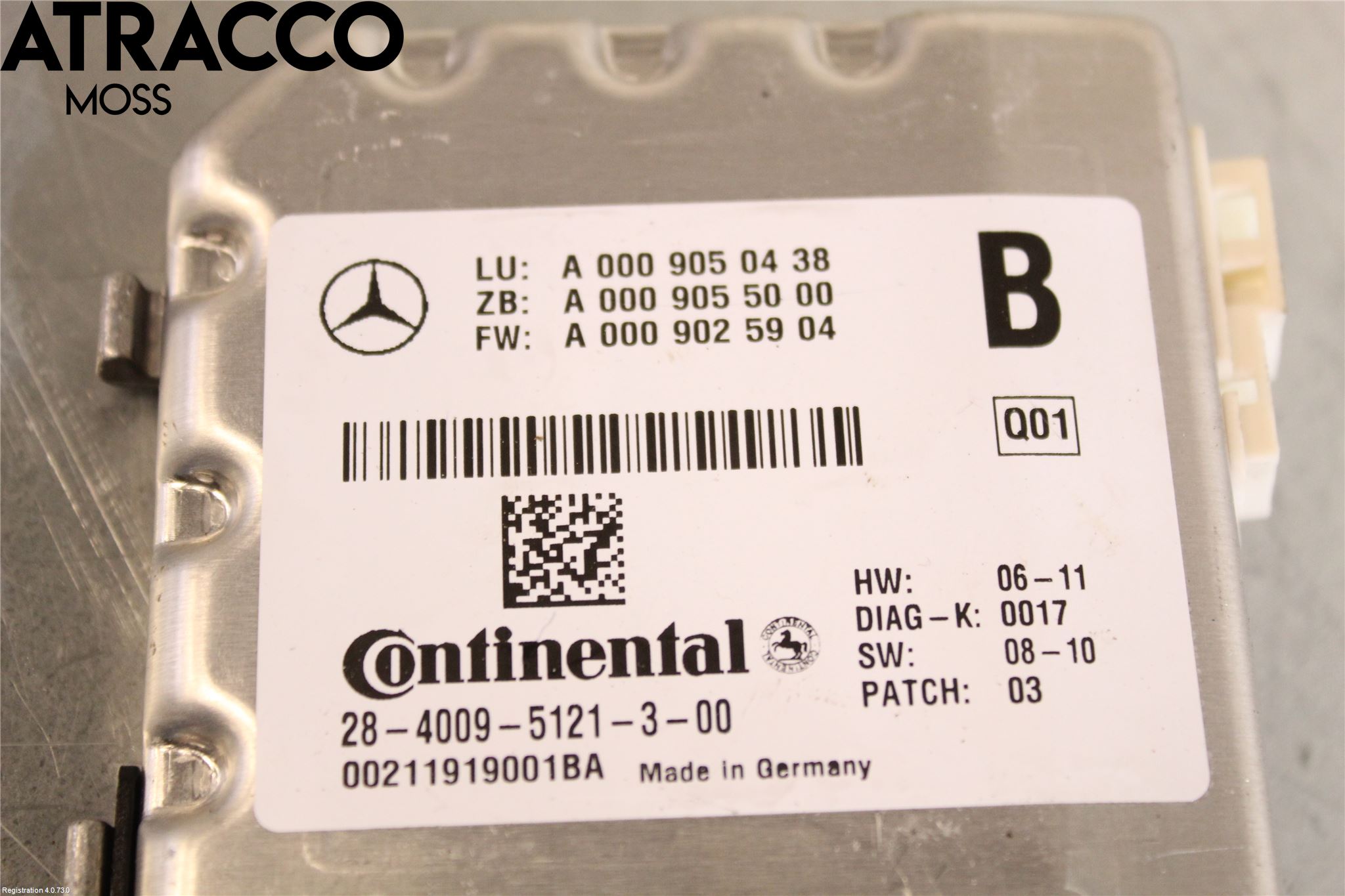 Mercedes-Benz MB B-KLASS (W246/W242) 12-19 Parkeringshjälp Kamera