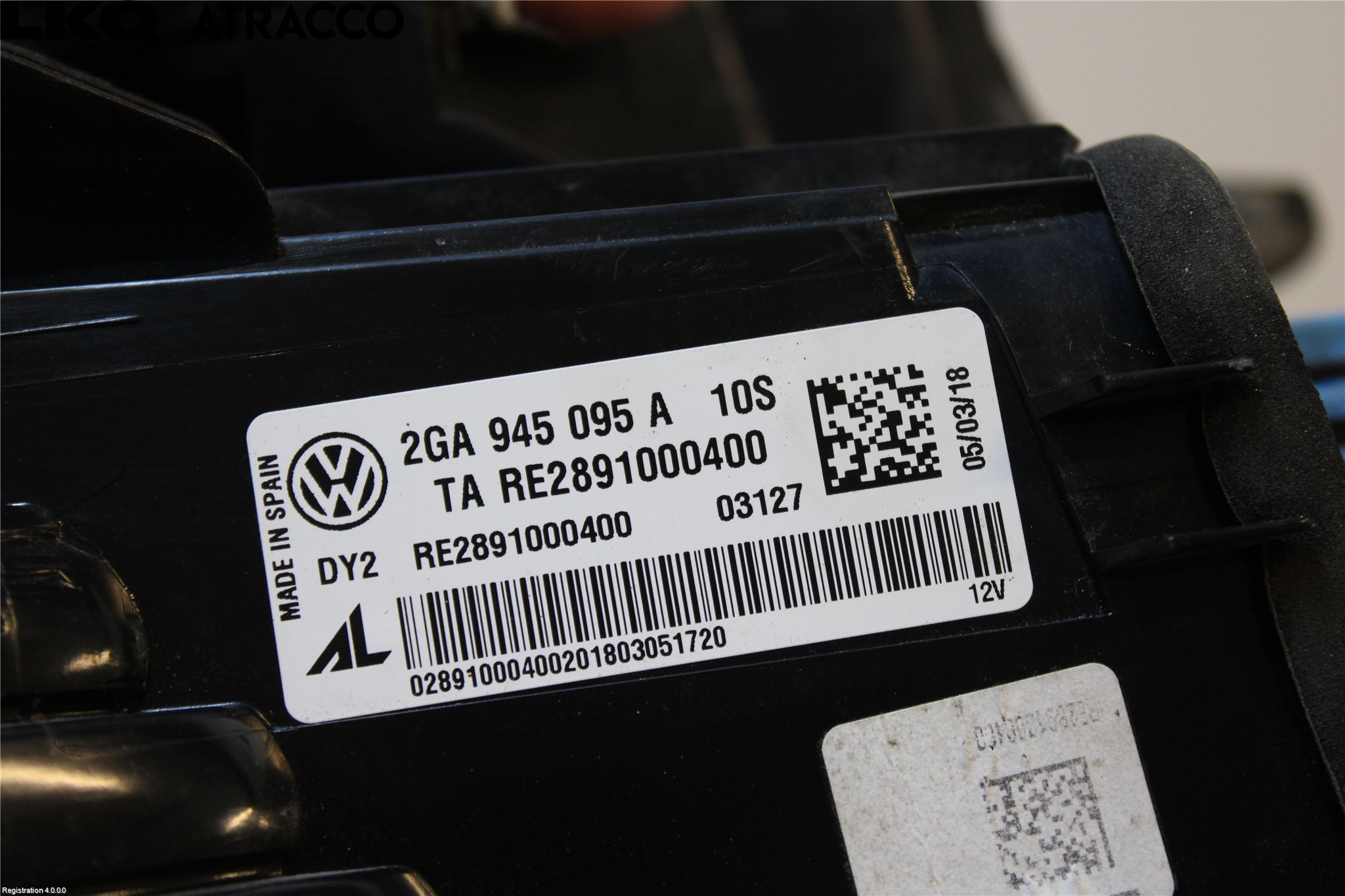 Volkswagen VW T-ROC 18- Bakljus Vänster