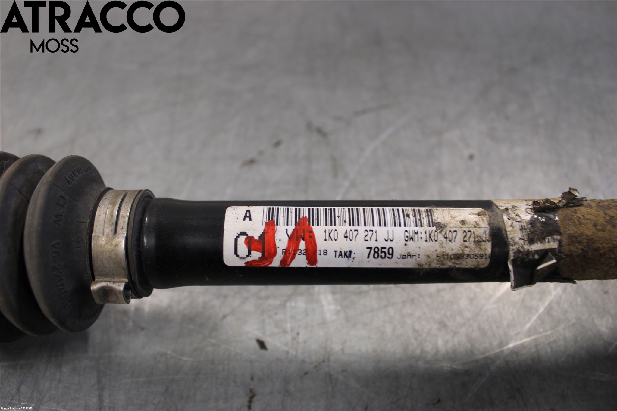 Volkswagen VW GOLF VI 09-13 Drivaxel Fram Vänster