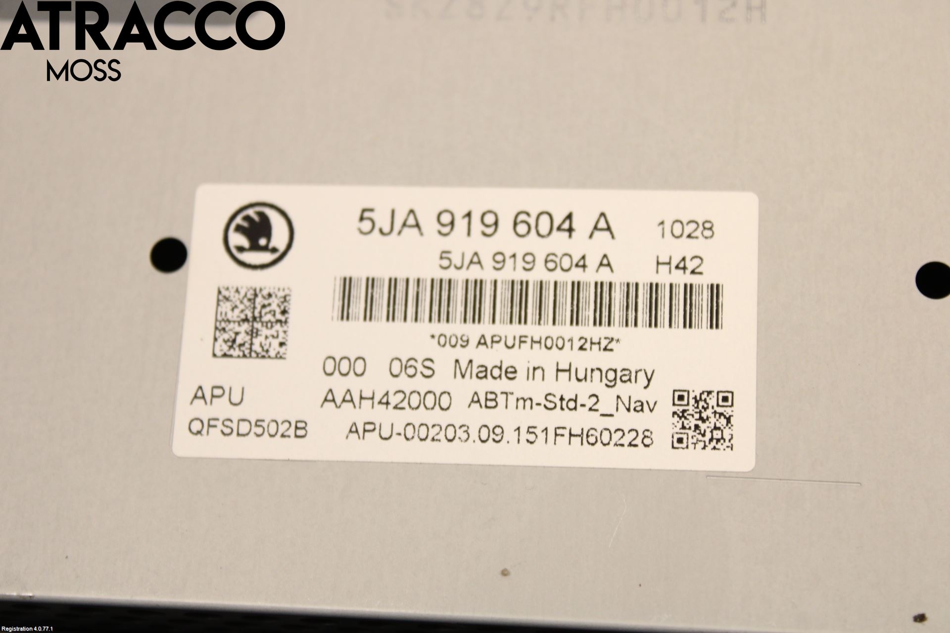 Skoda RAPID Multifunktionsdisplay