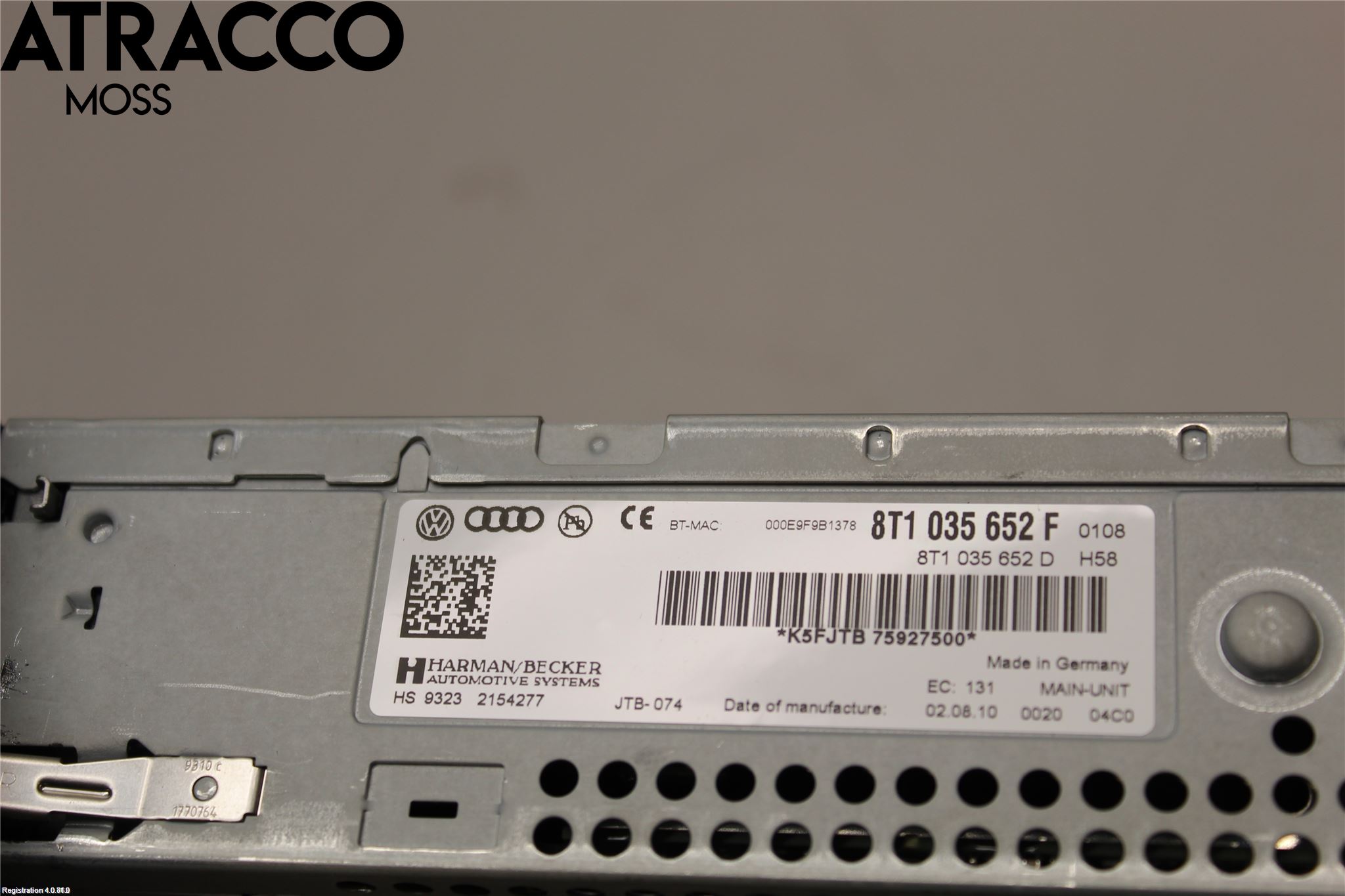Audi A4/S4 08-11 Radio