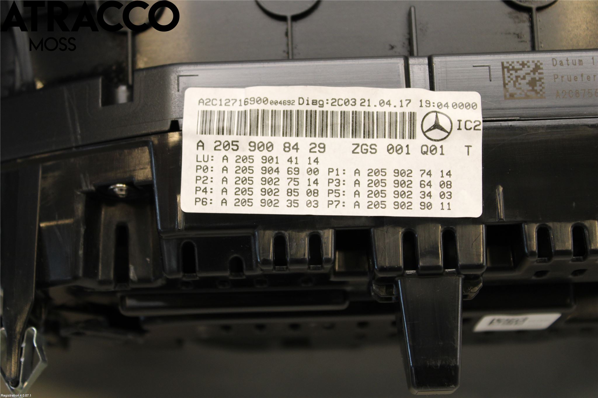 Mercedes-Benz MB GLC-KLASS (X253/C253) 15-22 Instrument Komb
