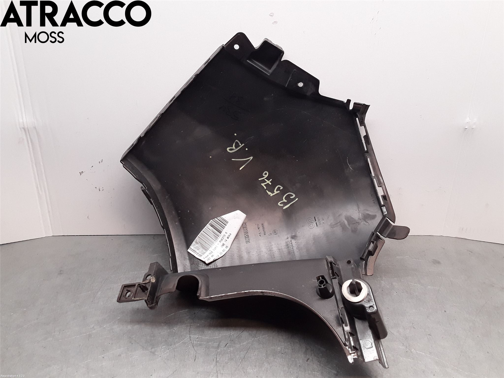Renault CAPTUR 13-19 Stötfångarbeklädnad Bak