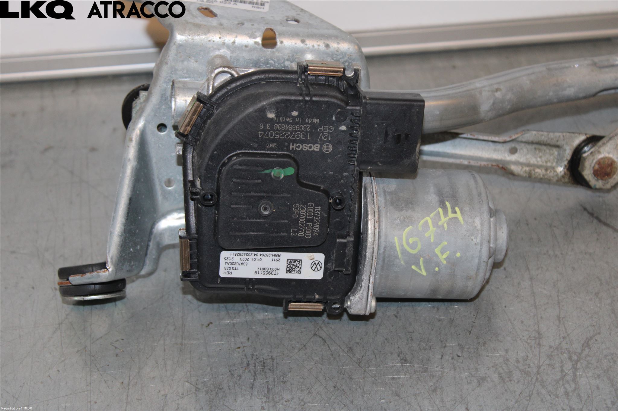 Volkswagen VW ID BUZZ/CARGO 22- Torkarmotor Vindruta