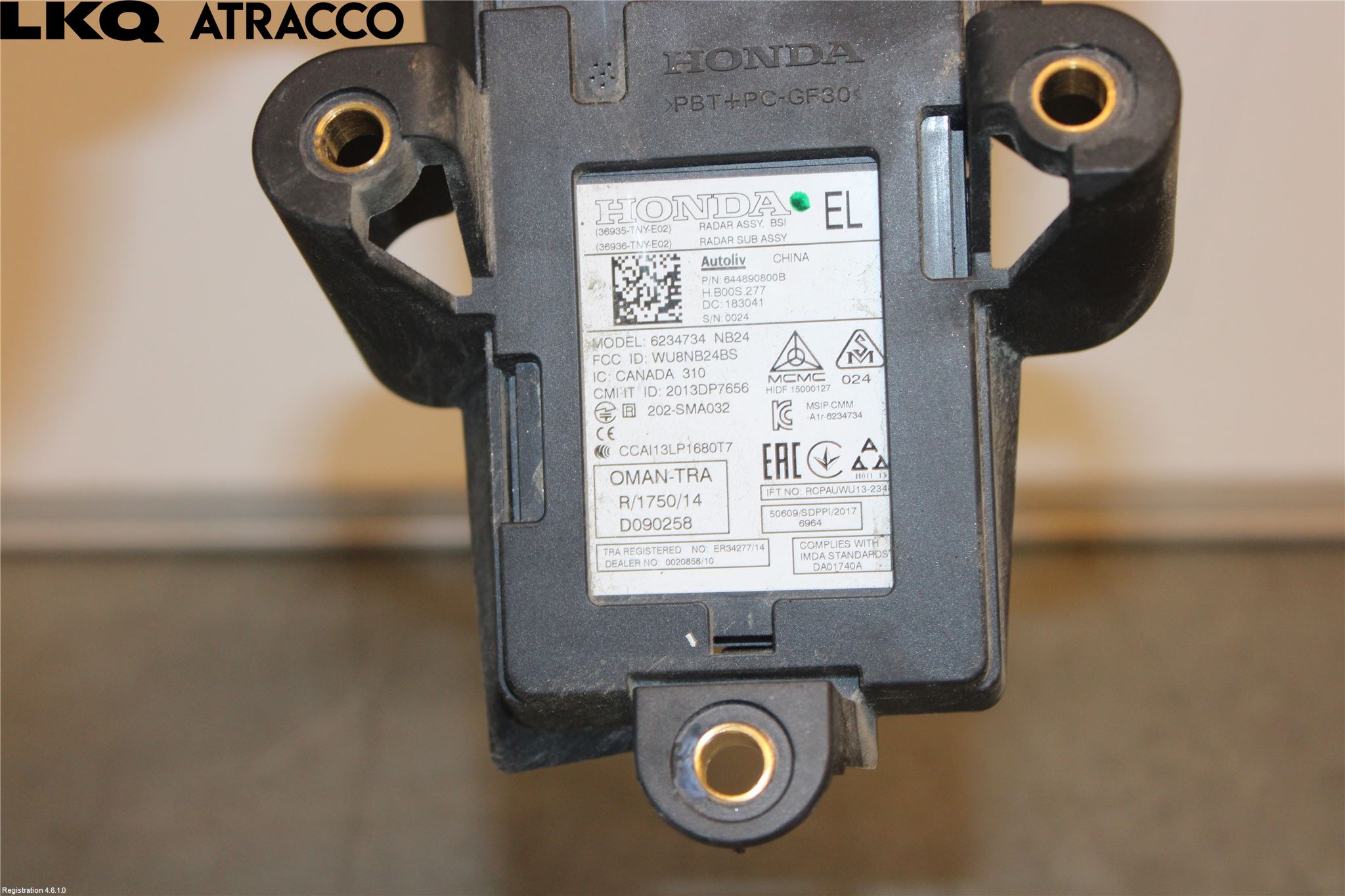 Honda CR-V 19-22 Sensor Aktivt Kollisionsskydd