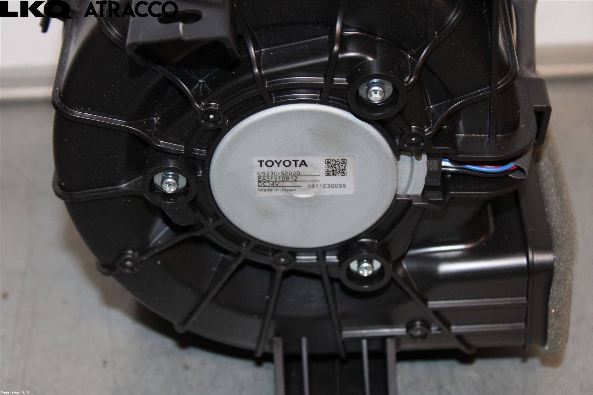 Toyota YARIS XP130 15-20 Värmefläkt