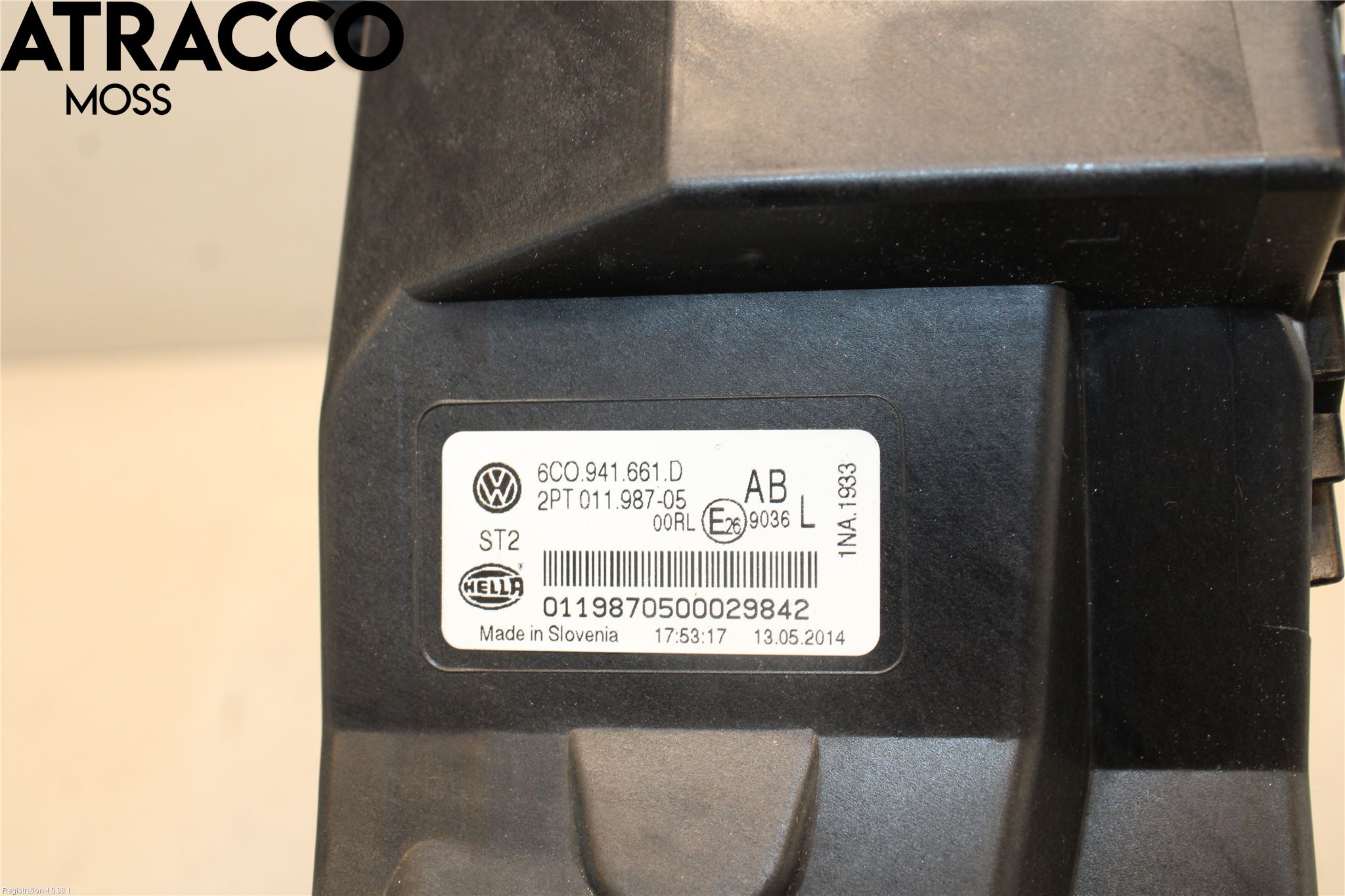 Volkswagen VW POLO 10-17 Dimljus-Varselljus Fram