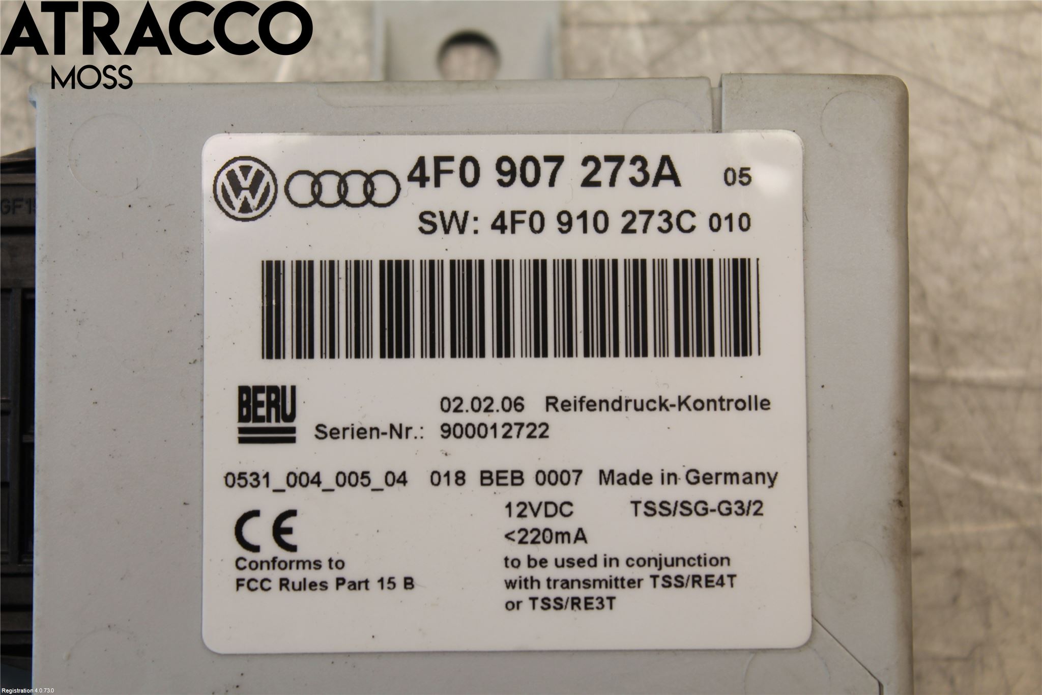 Audi Q7/SQ7 Styrenhet Övrigt