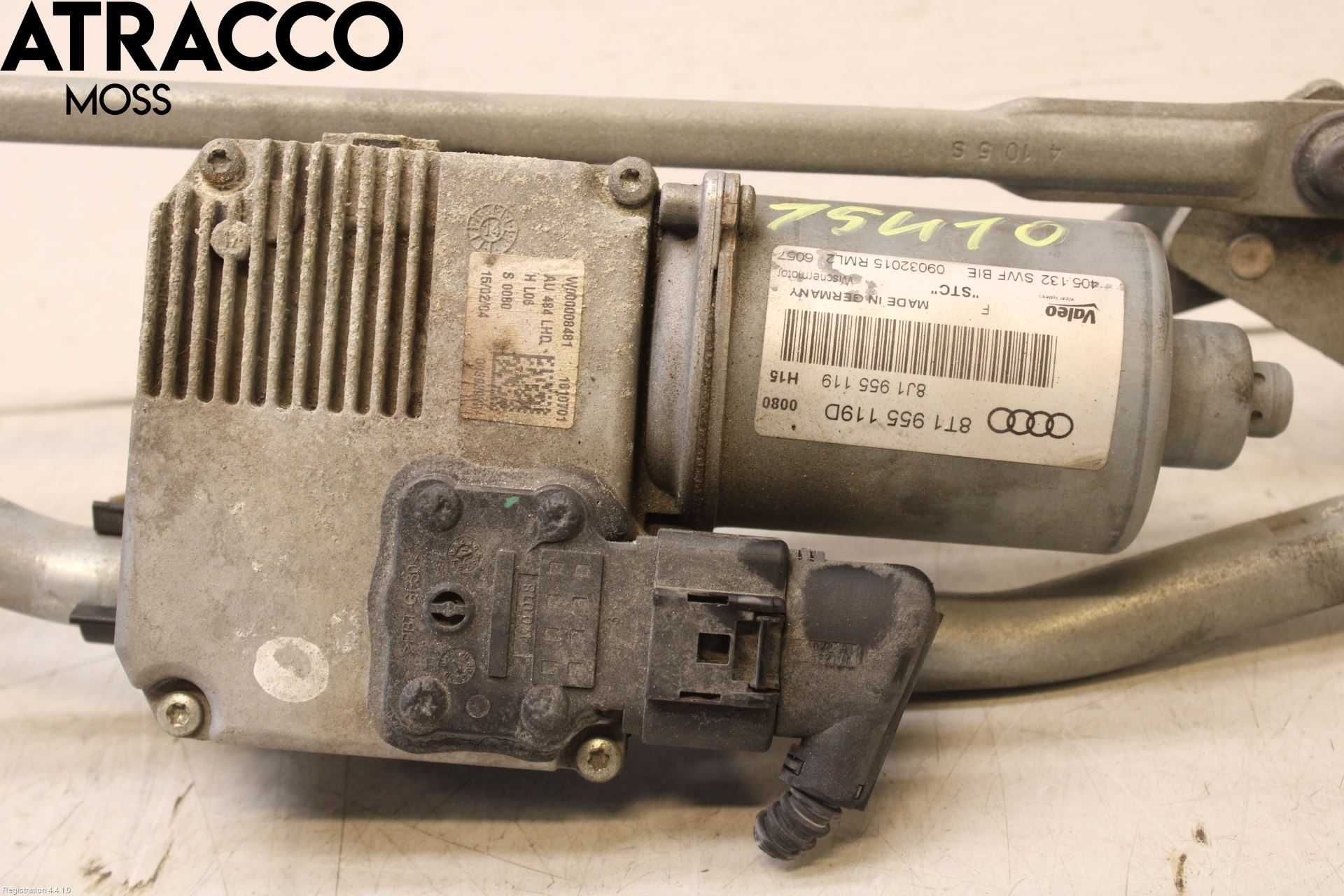 Audi A5 07-16 Torkarmotor Vindruta