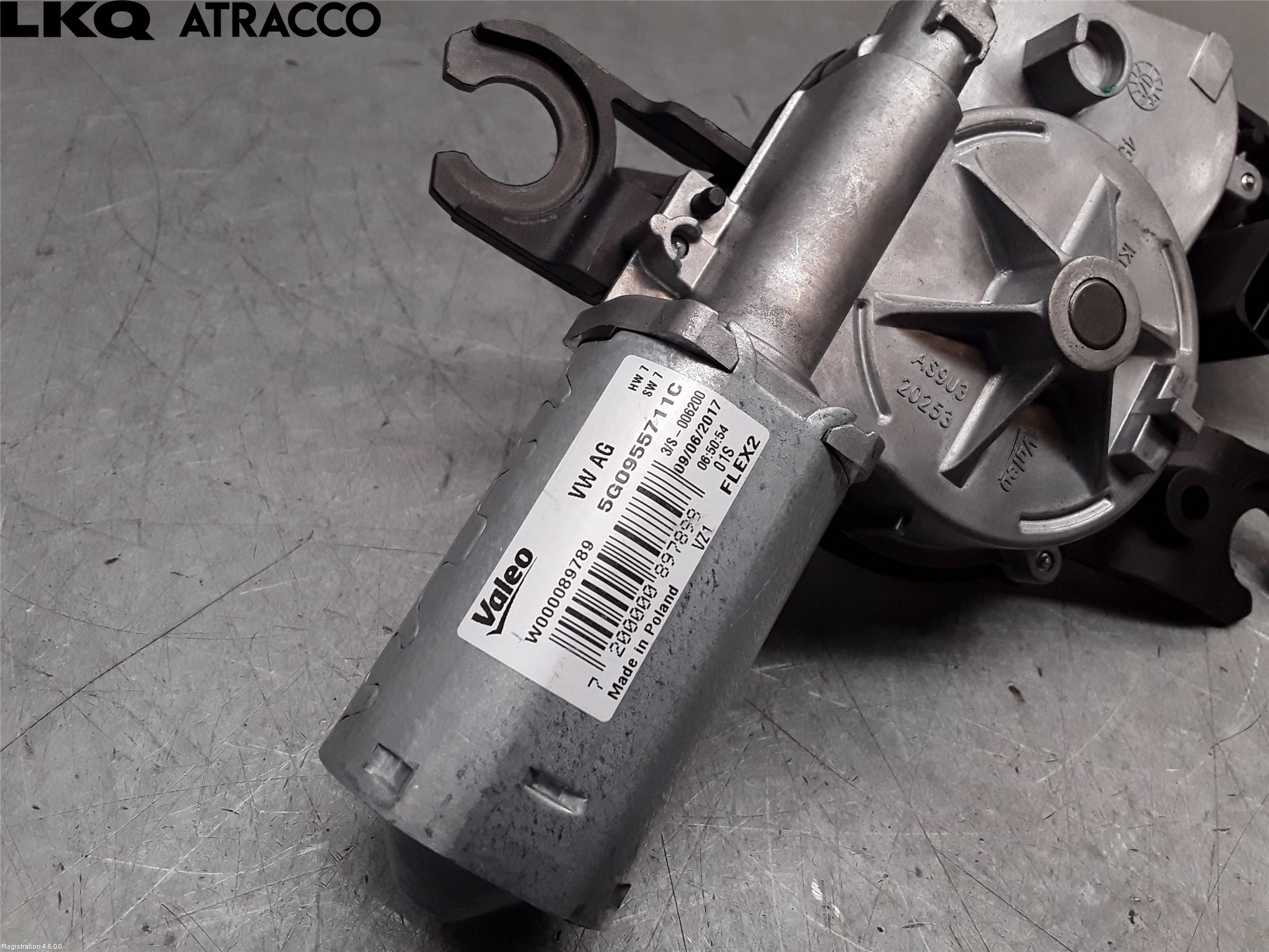 Volkswagen VW GOLF / E-GOLF VII 13-20 Torkarmotor Baklucka