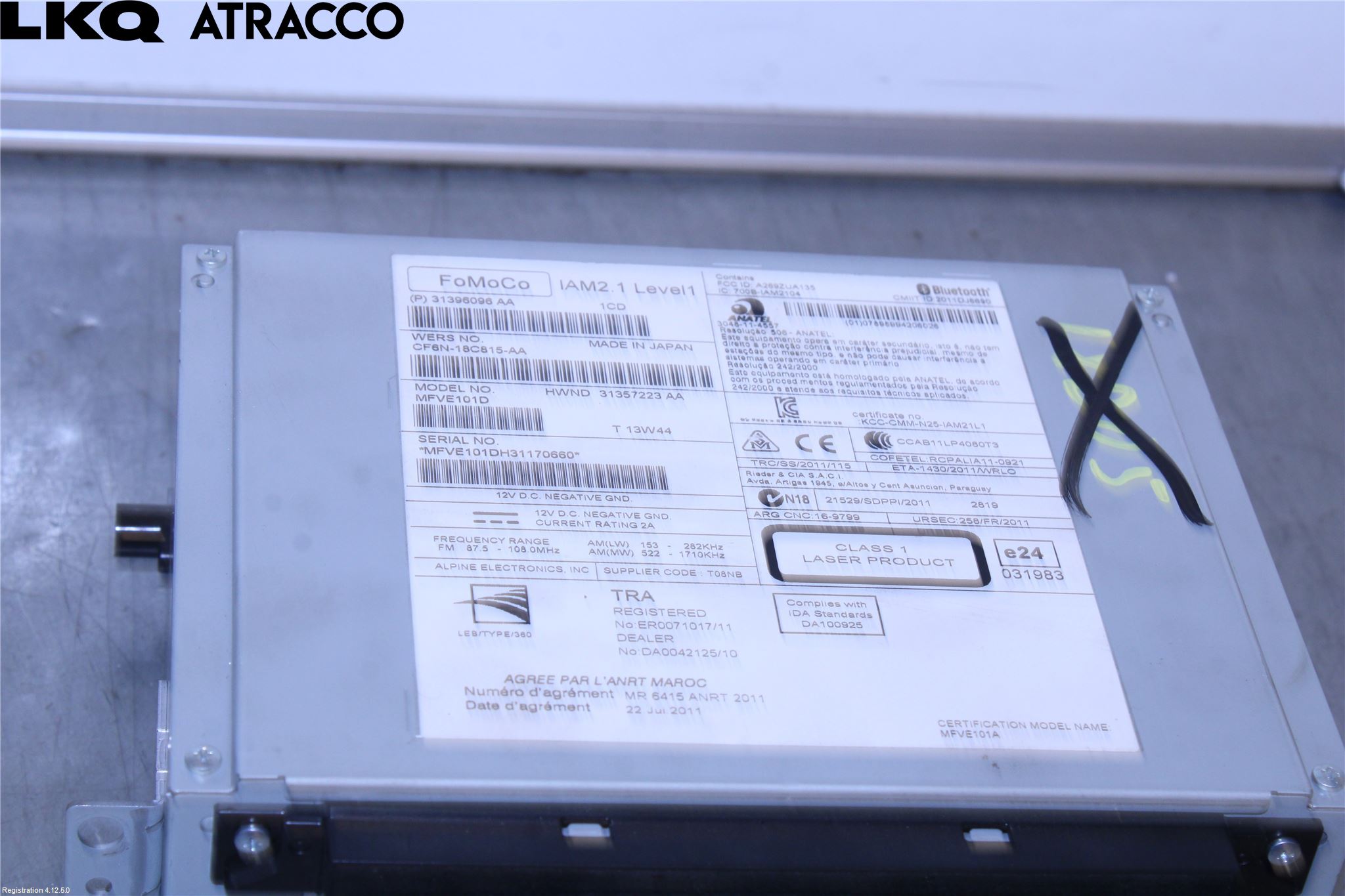 Volvo V40 12-19 Cd Radio - Multimediapanel