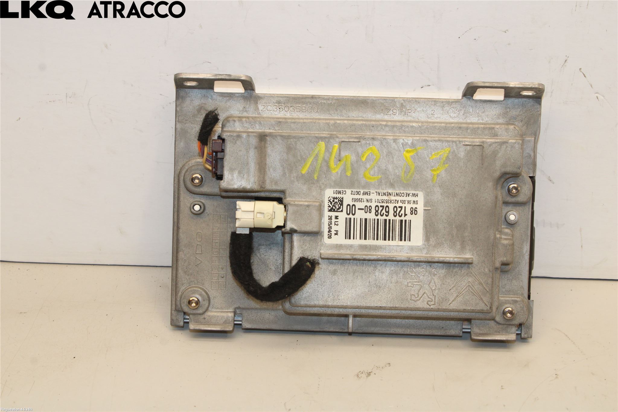 Peugeot 208 12-15 Multifunktionsdisplay