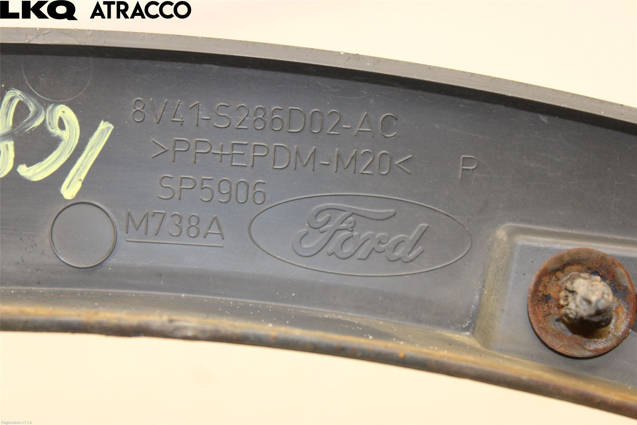 Ford KUGA 08-12 List Skärmkant