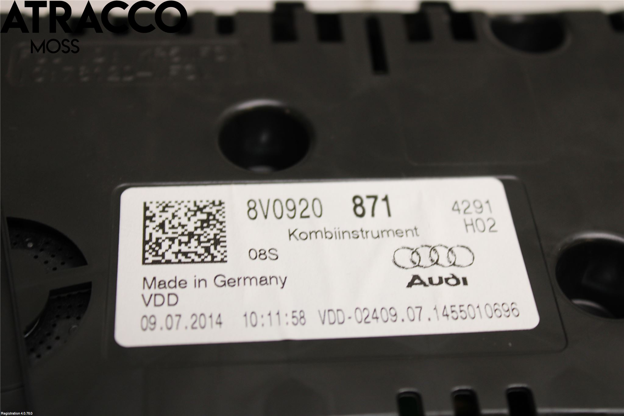 Audi A3/S3 8V 13-20 Instrument Komb