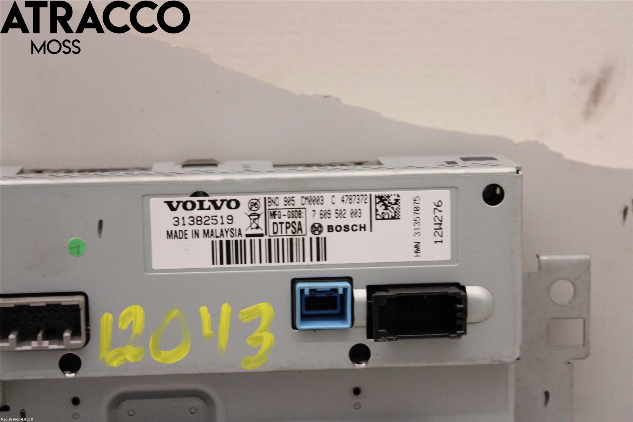 Volvo S60 11-13 Gps Navigator