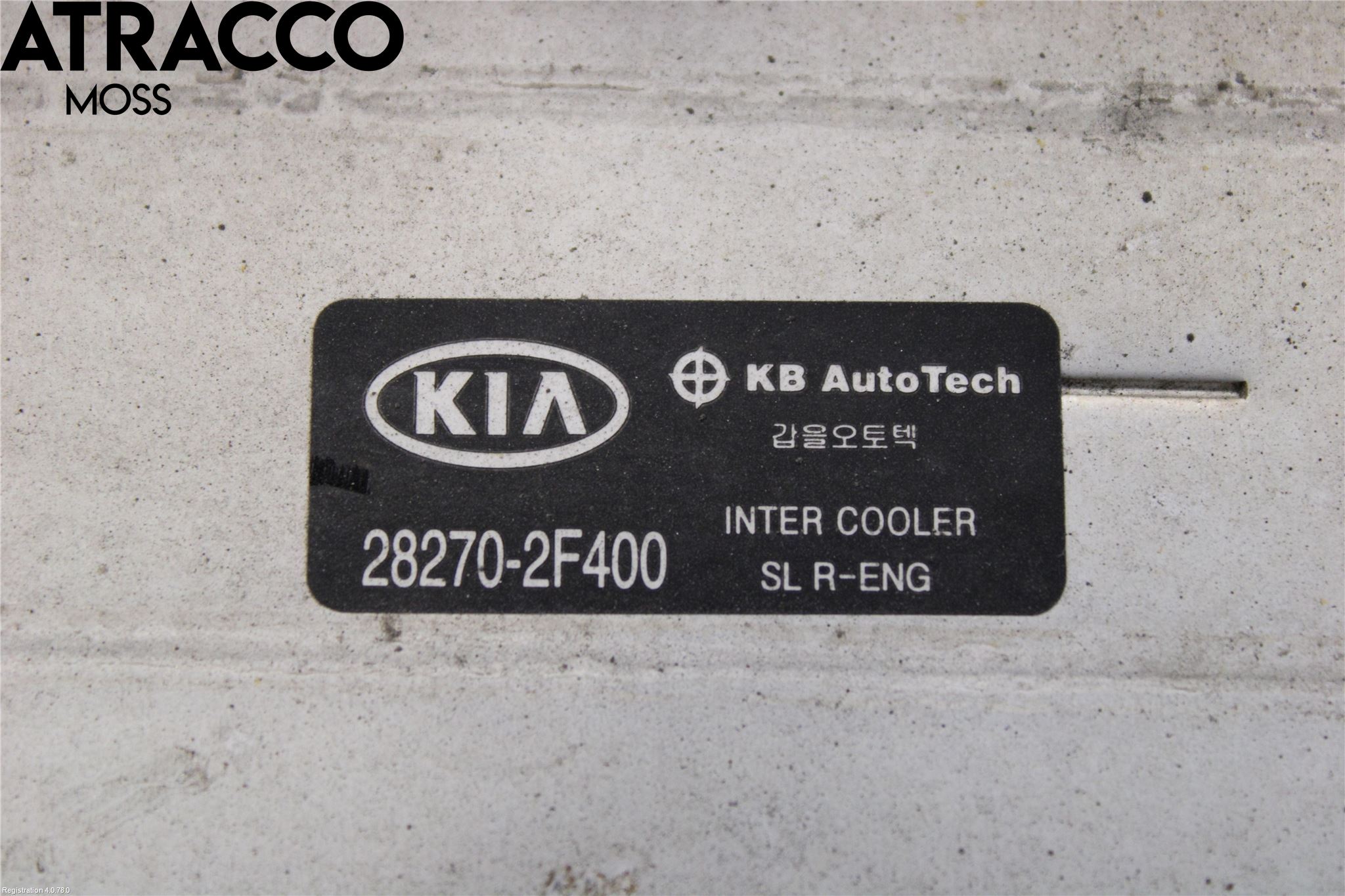 Kia SPORTAGE (SL) 11-15 Laddluft-Intercooler Kyl