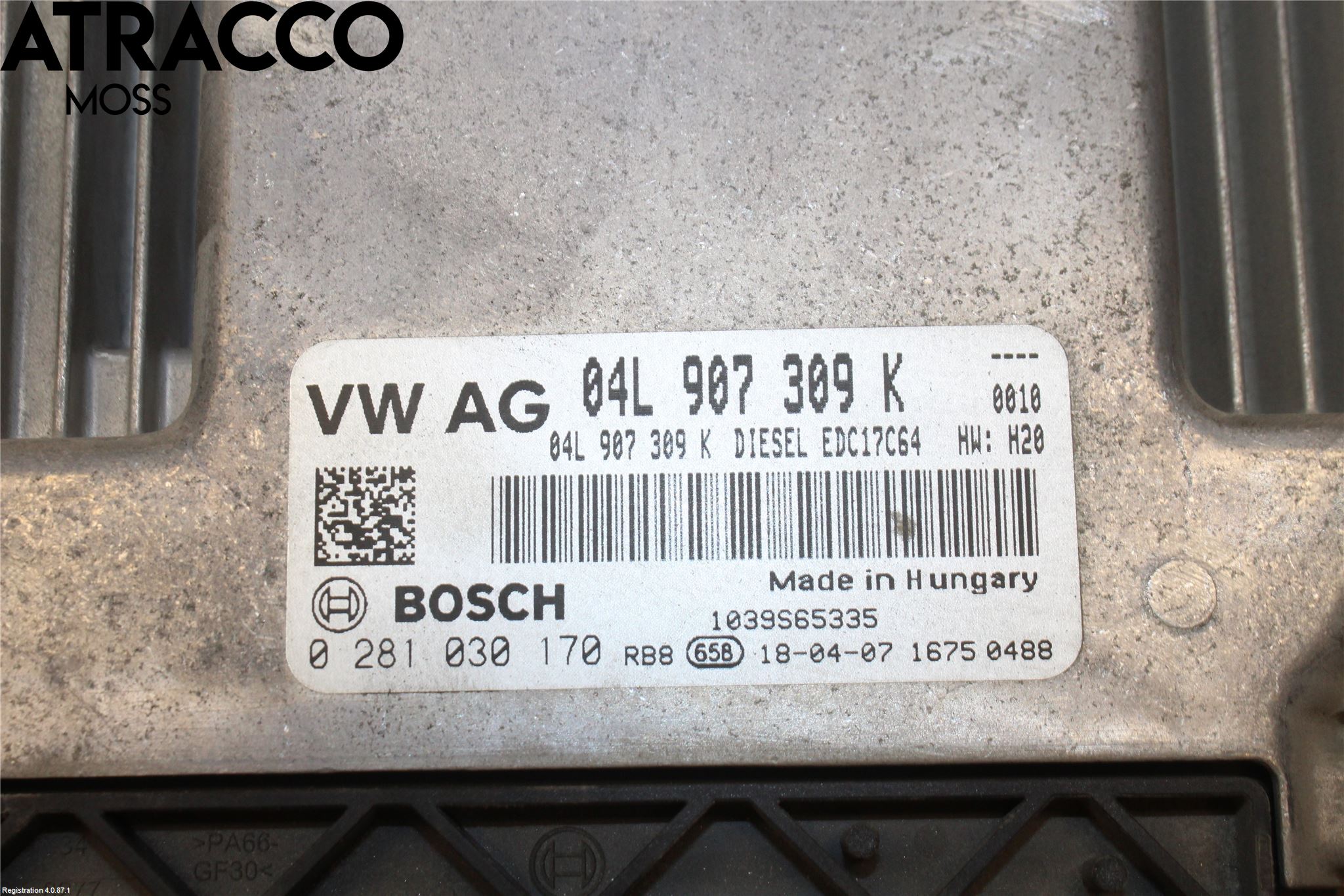 Volkswagen VW CADDY 16-20 Styrenhet Insprut Bensin